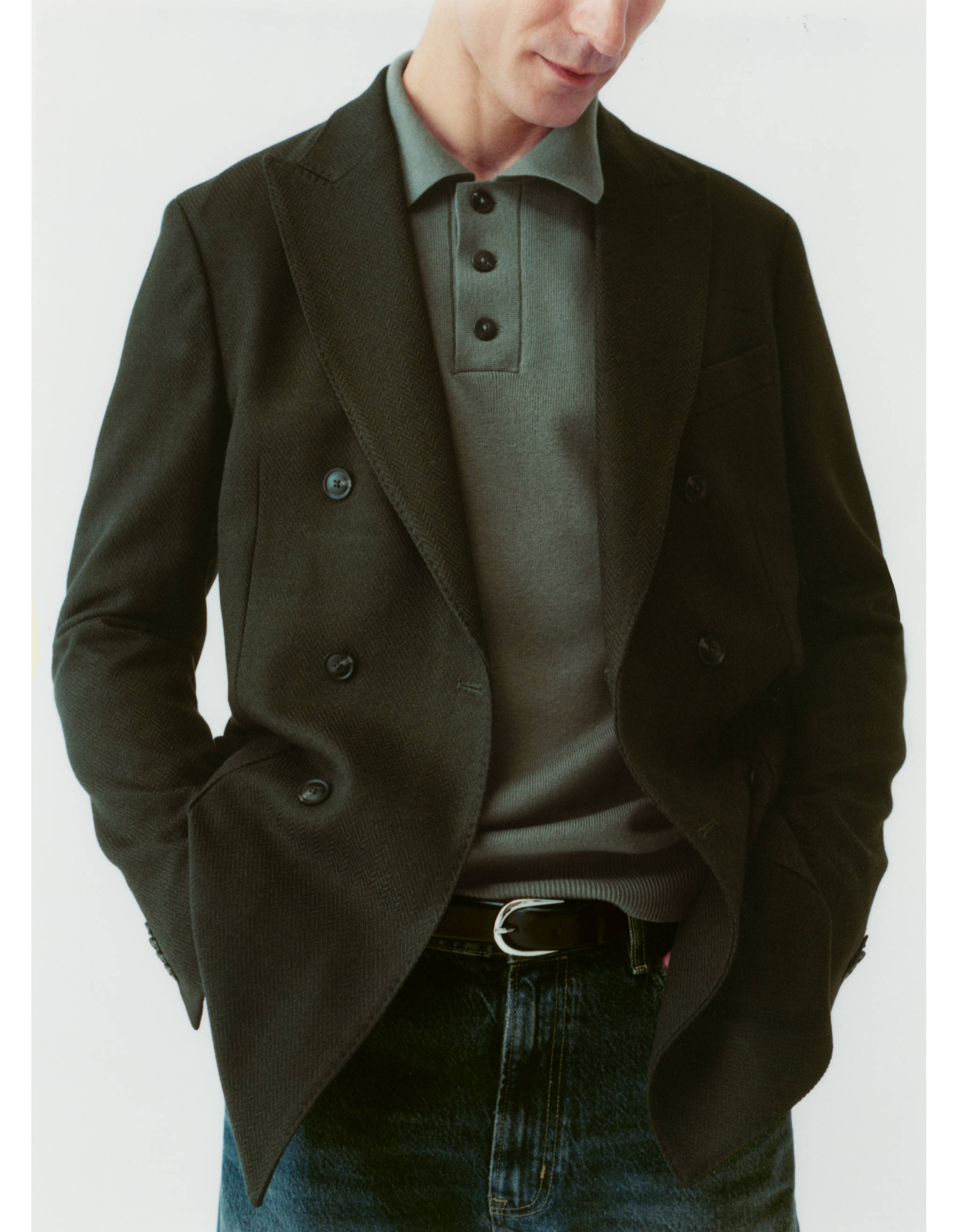 Americana creuada espiga slim fit - Detall de l'article 3