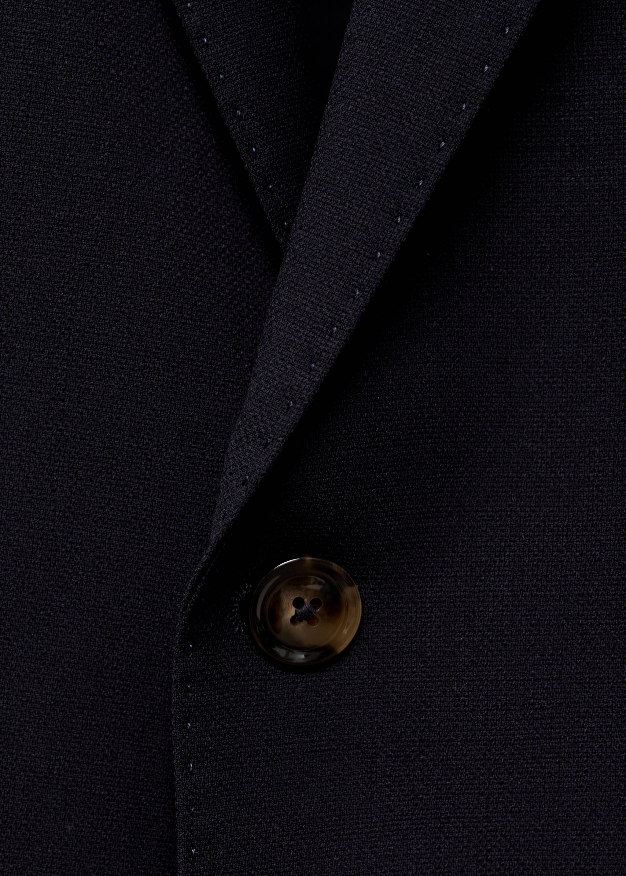 Blazer de lã slim fit com bolsos - Pormenor do artigo 8