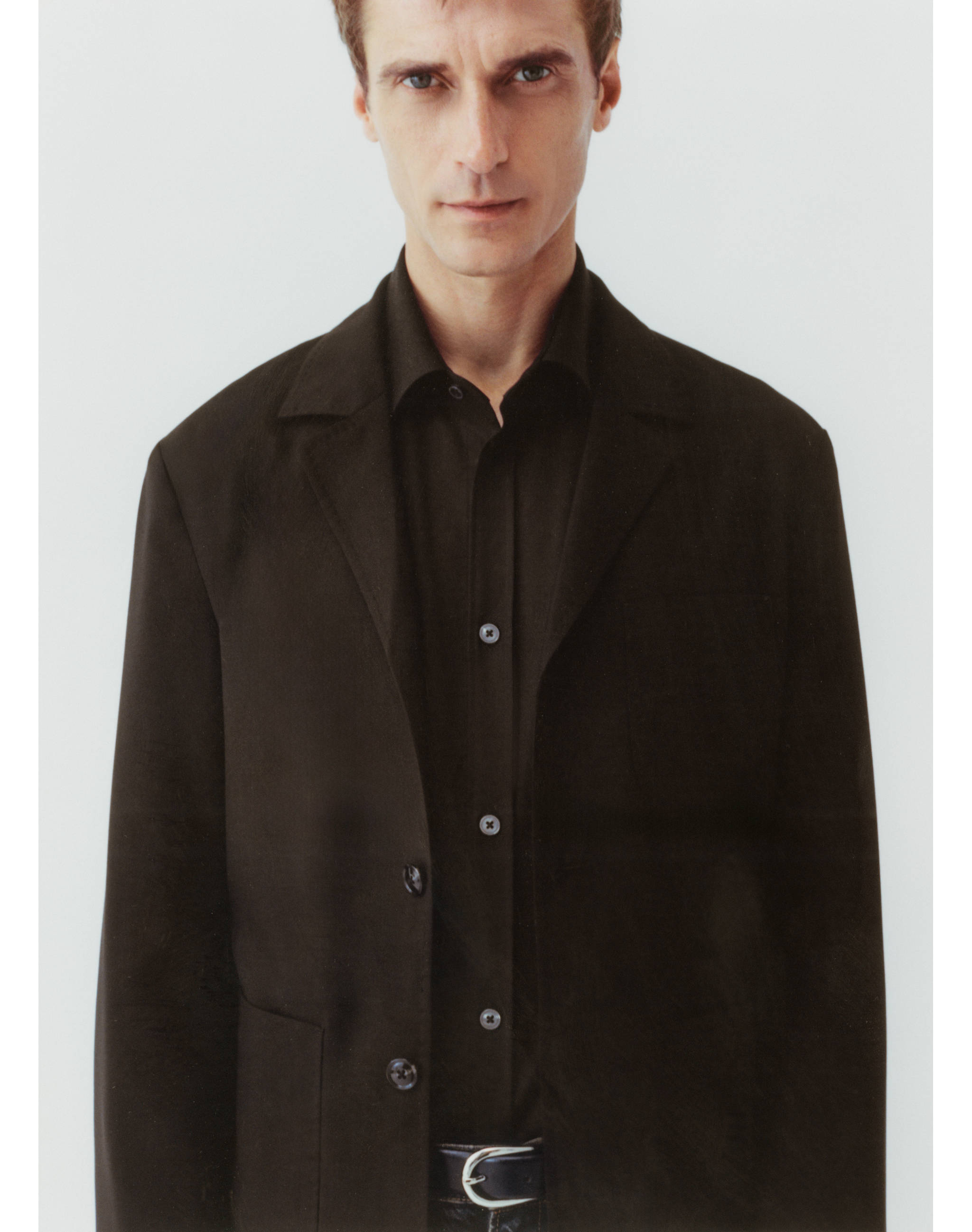 100% wool slim-fit suit jacket - Details of the article 3