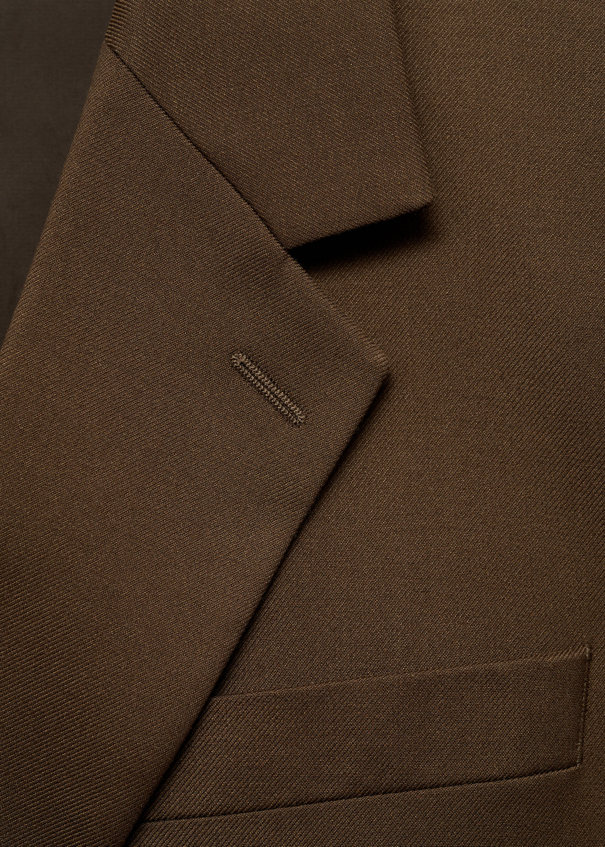 Slim-fit double-breasted suit jacket - Details of the article 8