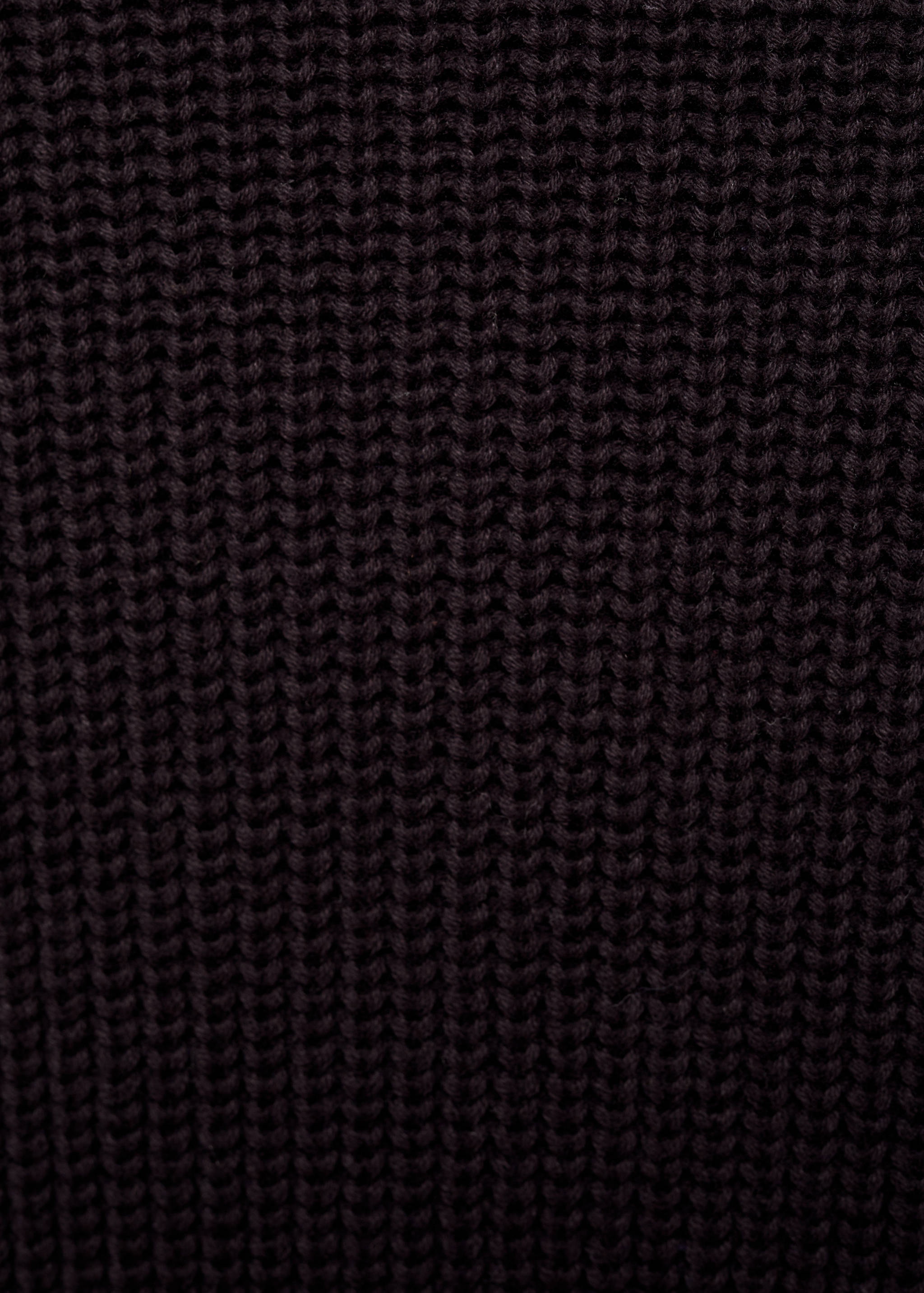 Pull-over coton maille côtelée - Détail de l'article 0