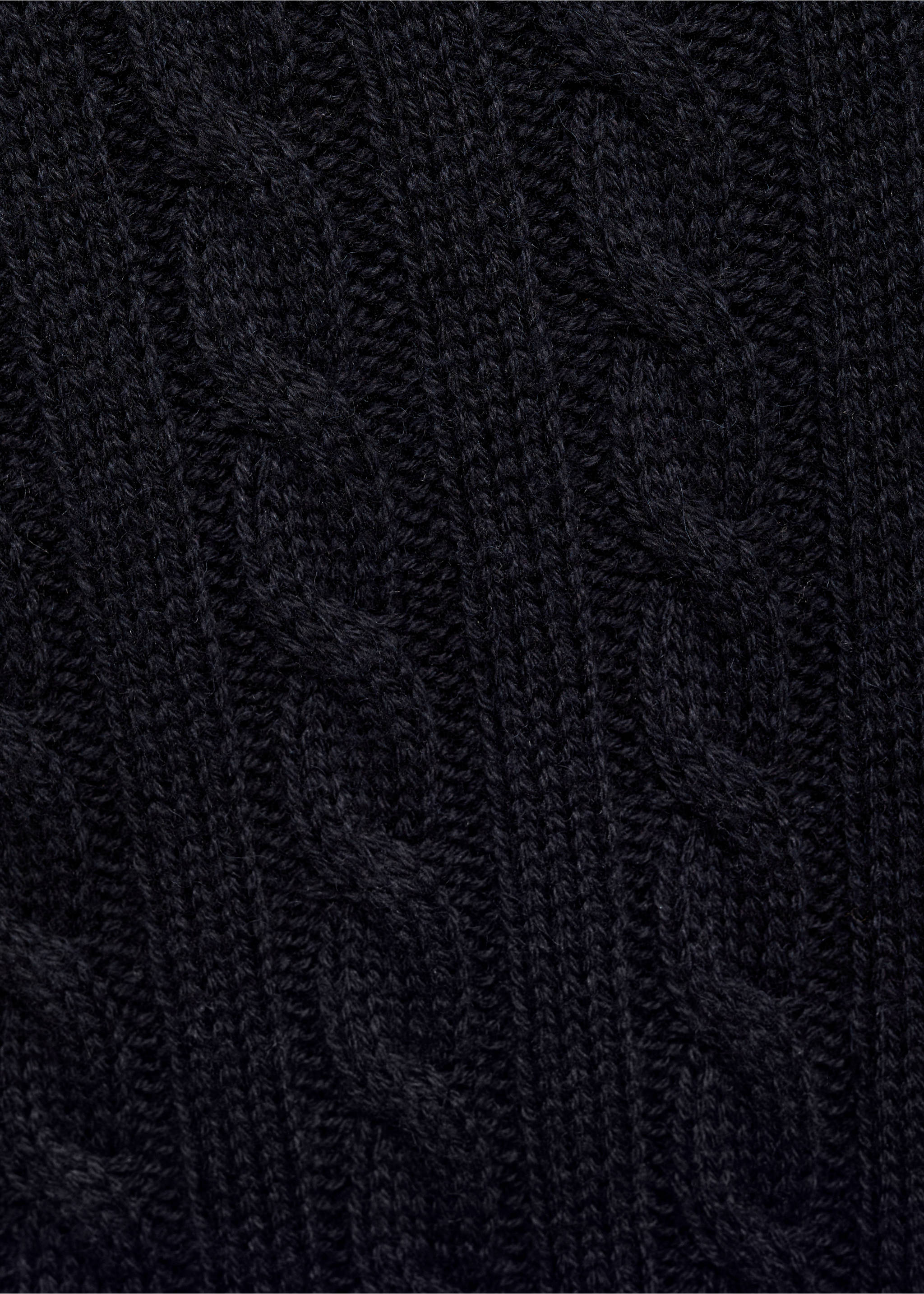 Pull-over polo maille moyenne torsadée - Détail de l'article 0, Bleu marine foncé. Ref: 77005982-00.