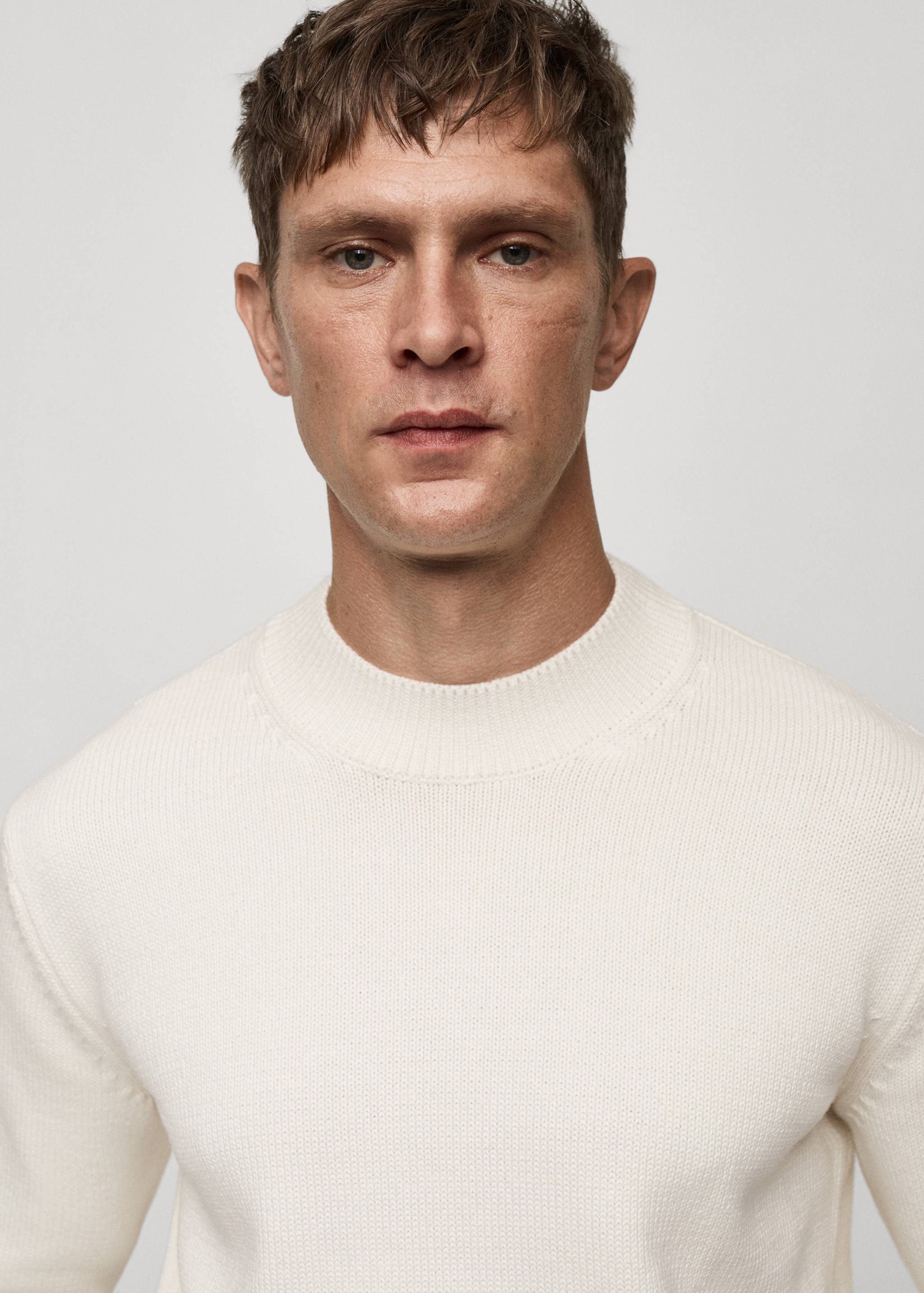 Baumwollpullover aus mittelfeinem Strick - Detail des Artikels 1