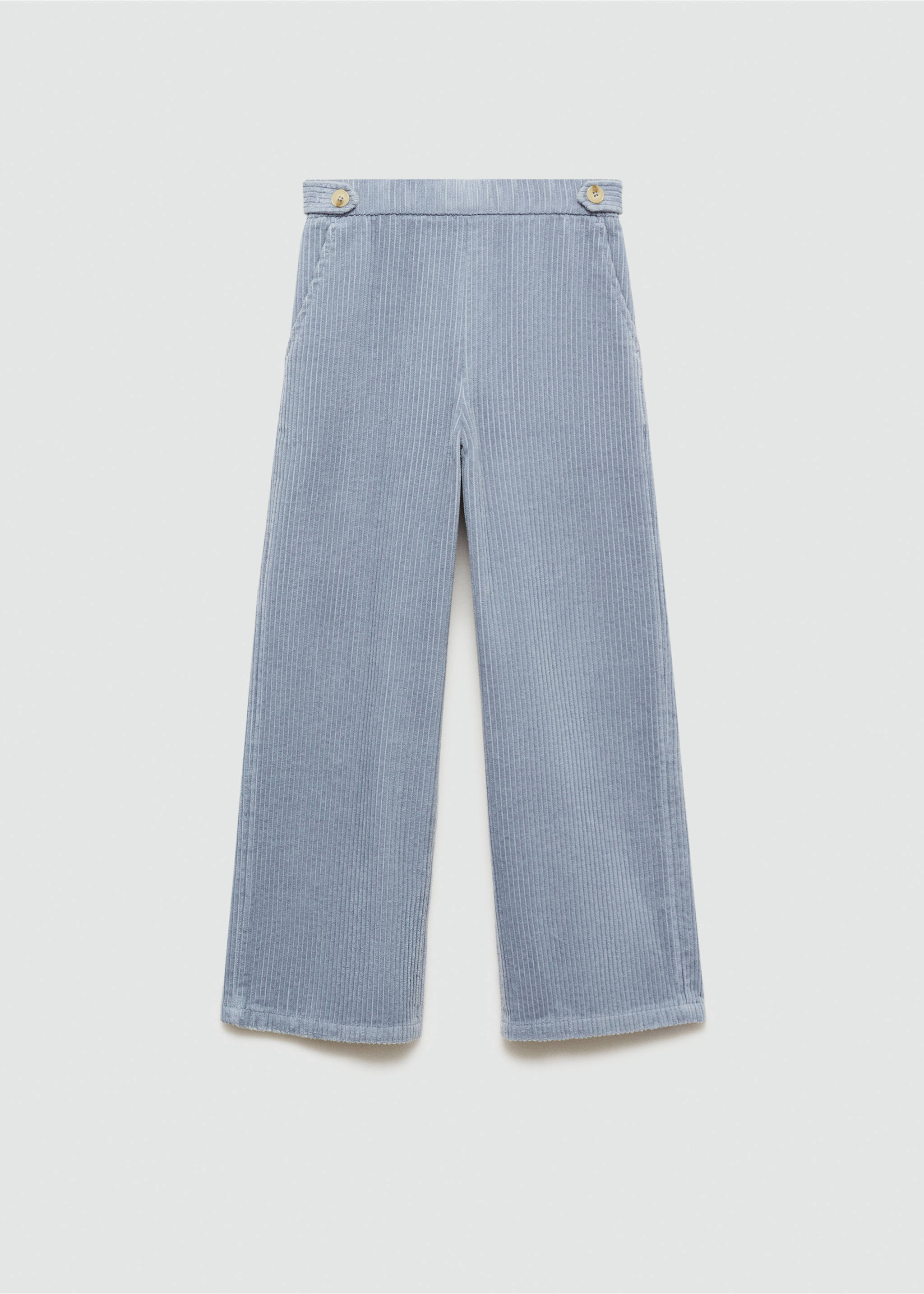 Manšestrové kalhoty culottes - Zboží bez modelu, Modrá. Ref: 77005986-00.