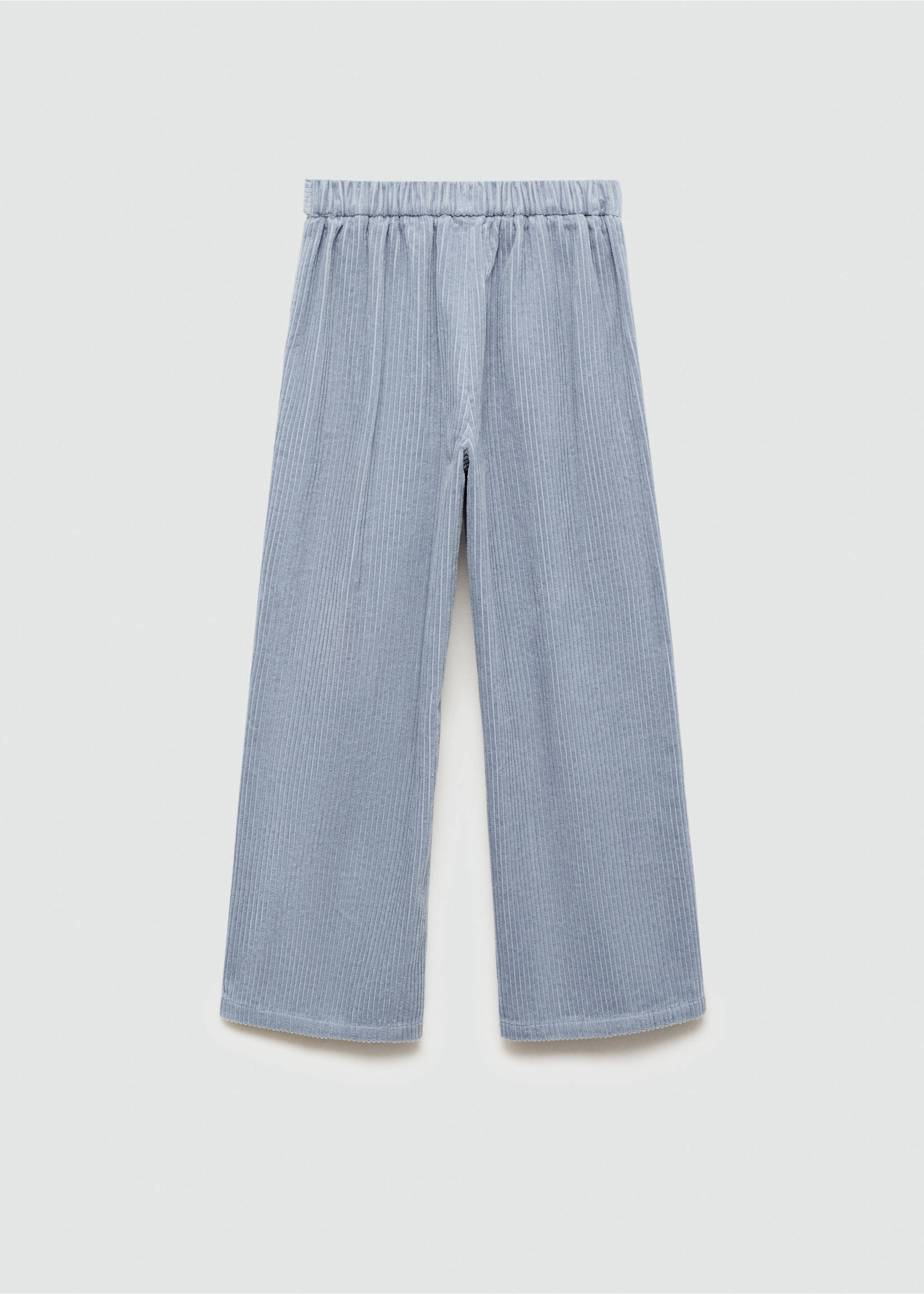 Manšestrové kalhoty culottes - Zadní strana zboží, Modrá. Ref: 77005986-00.