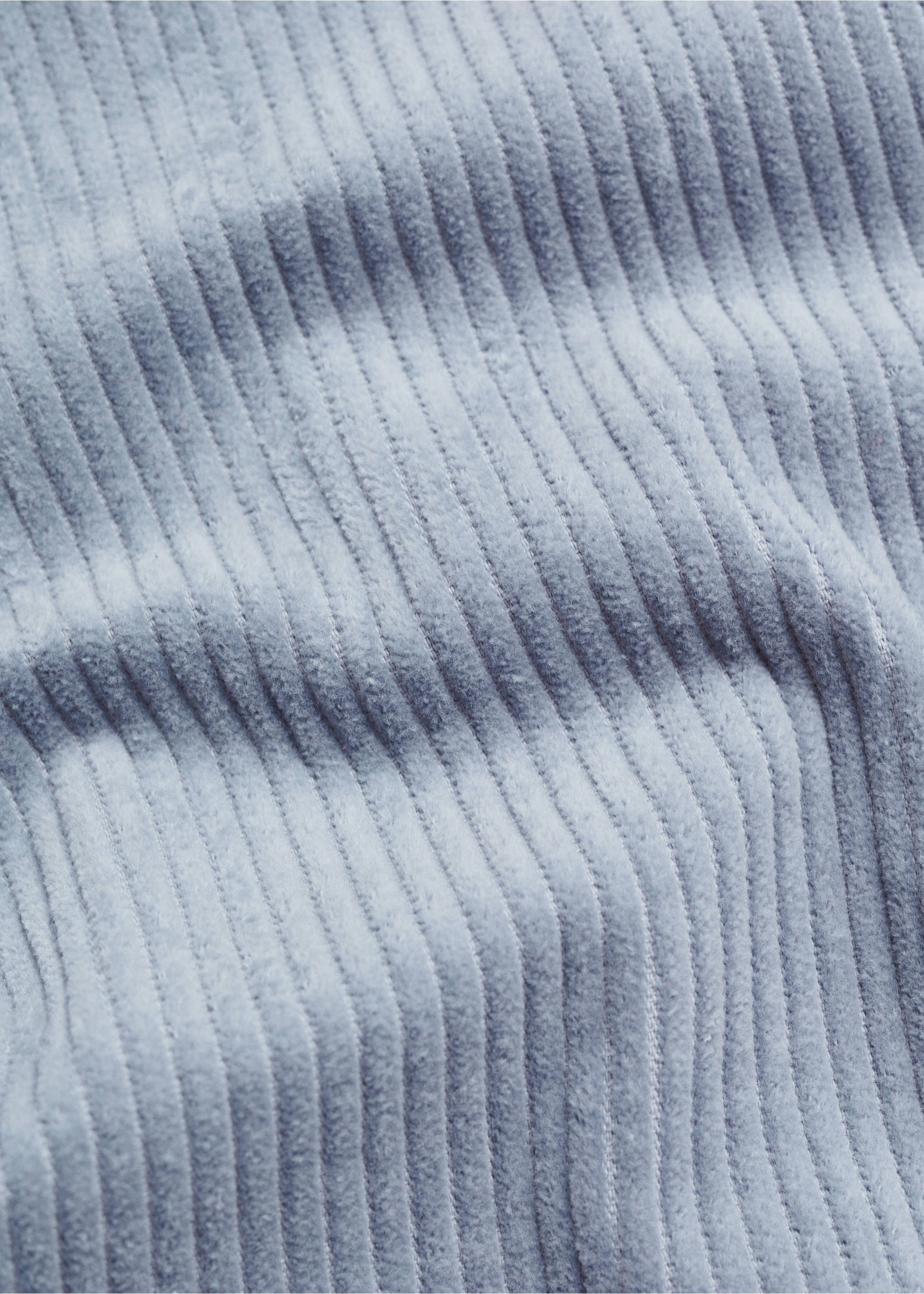 Manšestrové kalhoty culottes - Detail zboží 0, Modrá. Ref: 77005986-00.