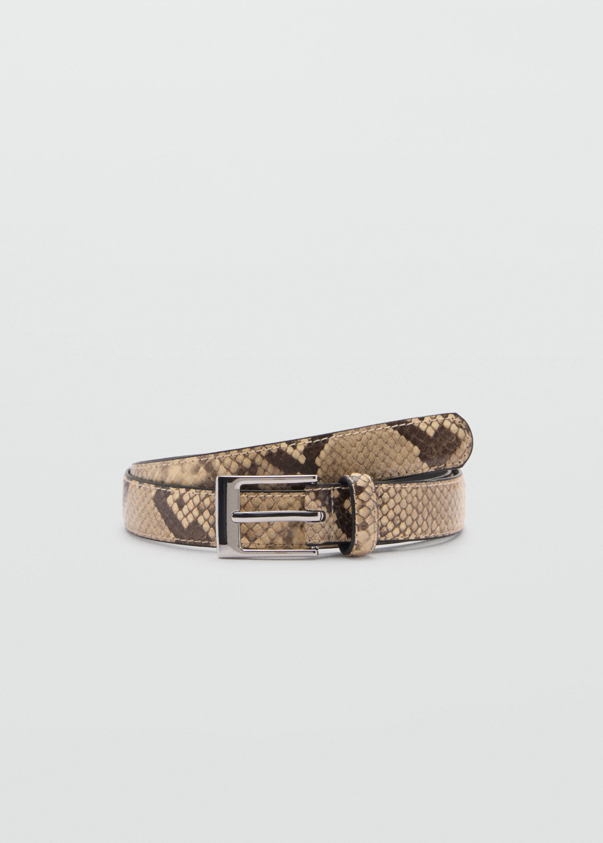 Skinny snake-effect belt - Article without model