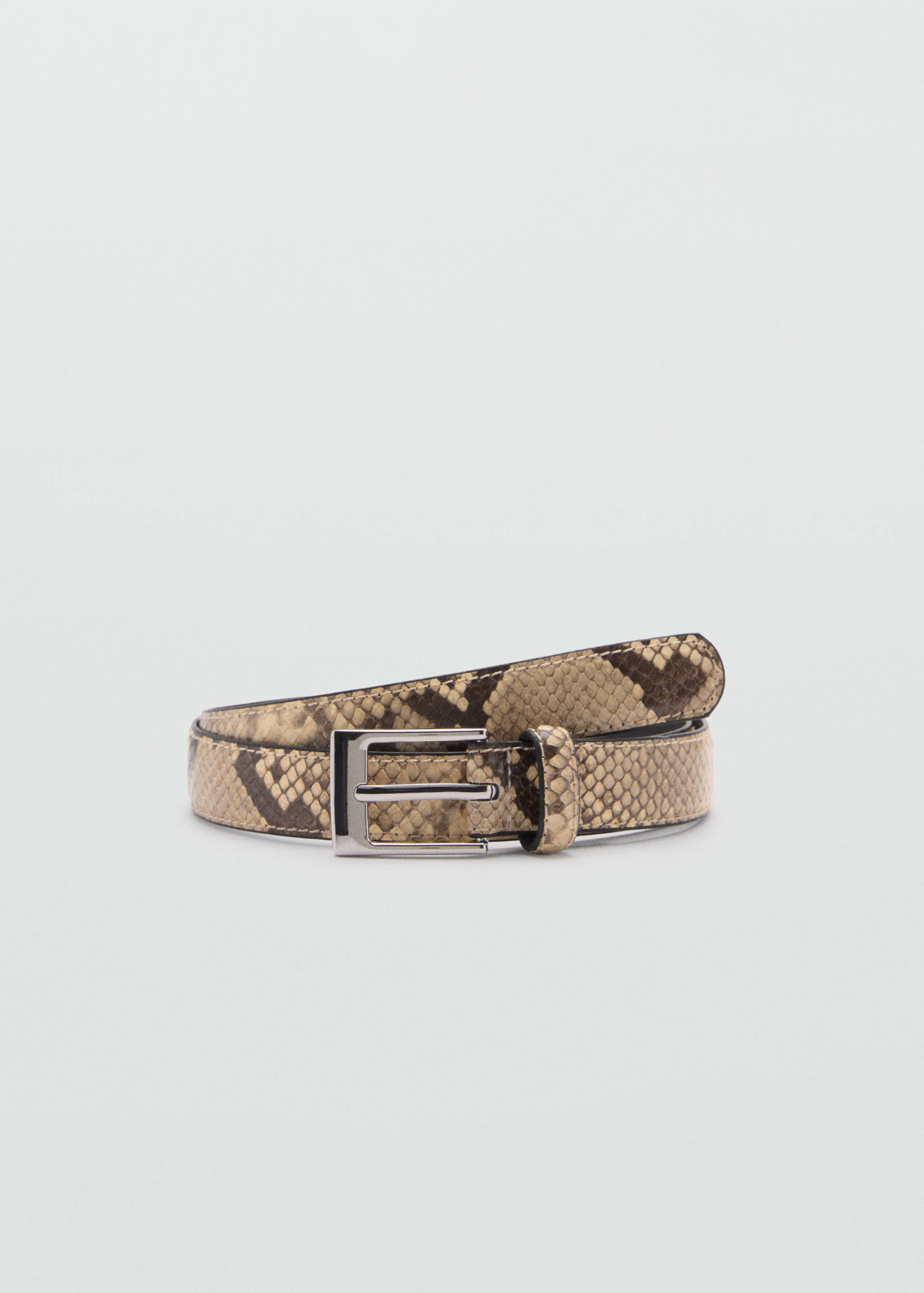 Skinny snake-effect belt - Article without model
