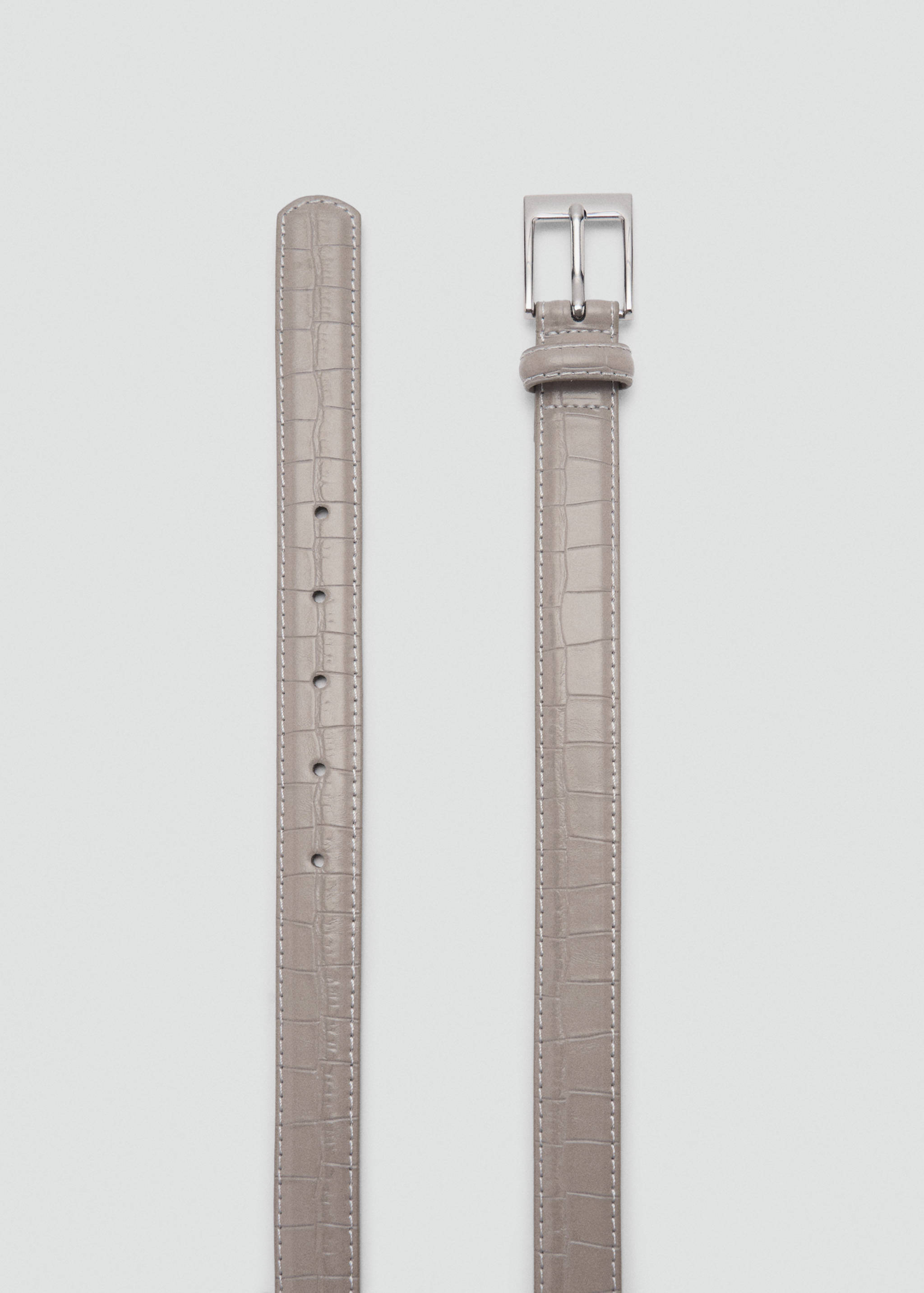 Skinny snake-effect belt - Details of the article 1