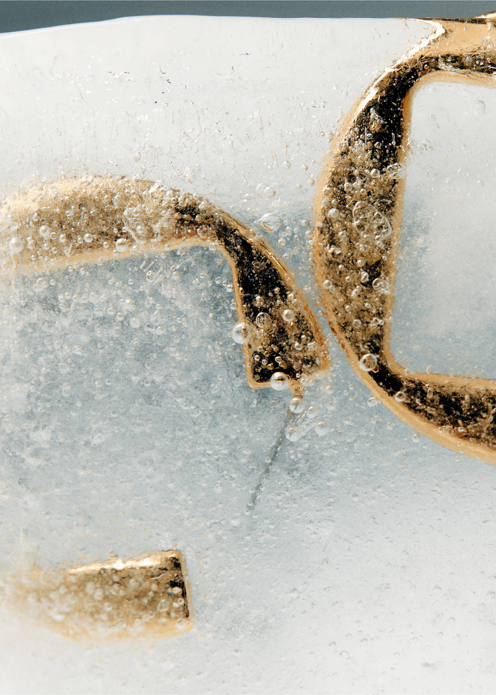 Orecchino anello quadrato - Piano generale, Oro. Ref: 77006002-00.