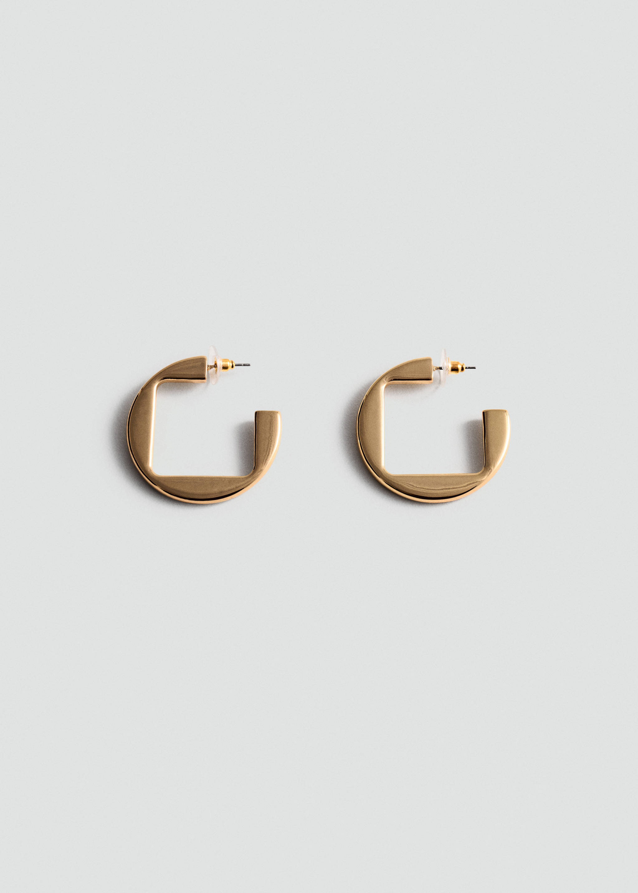 Brinco de argola quadrada - Artigo sem modelo