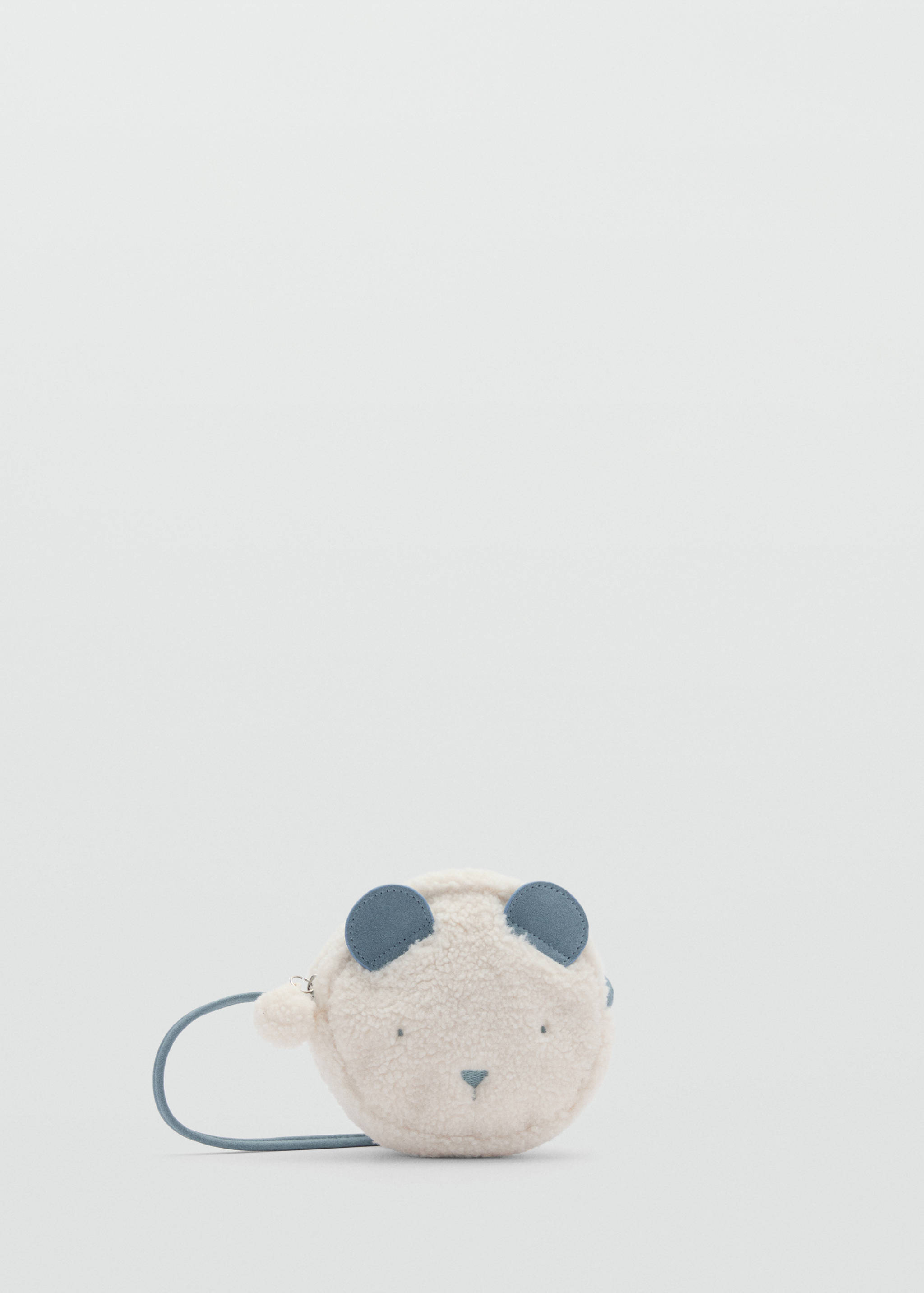 Teddy bear shearling-effect bag - Article without model