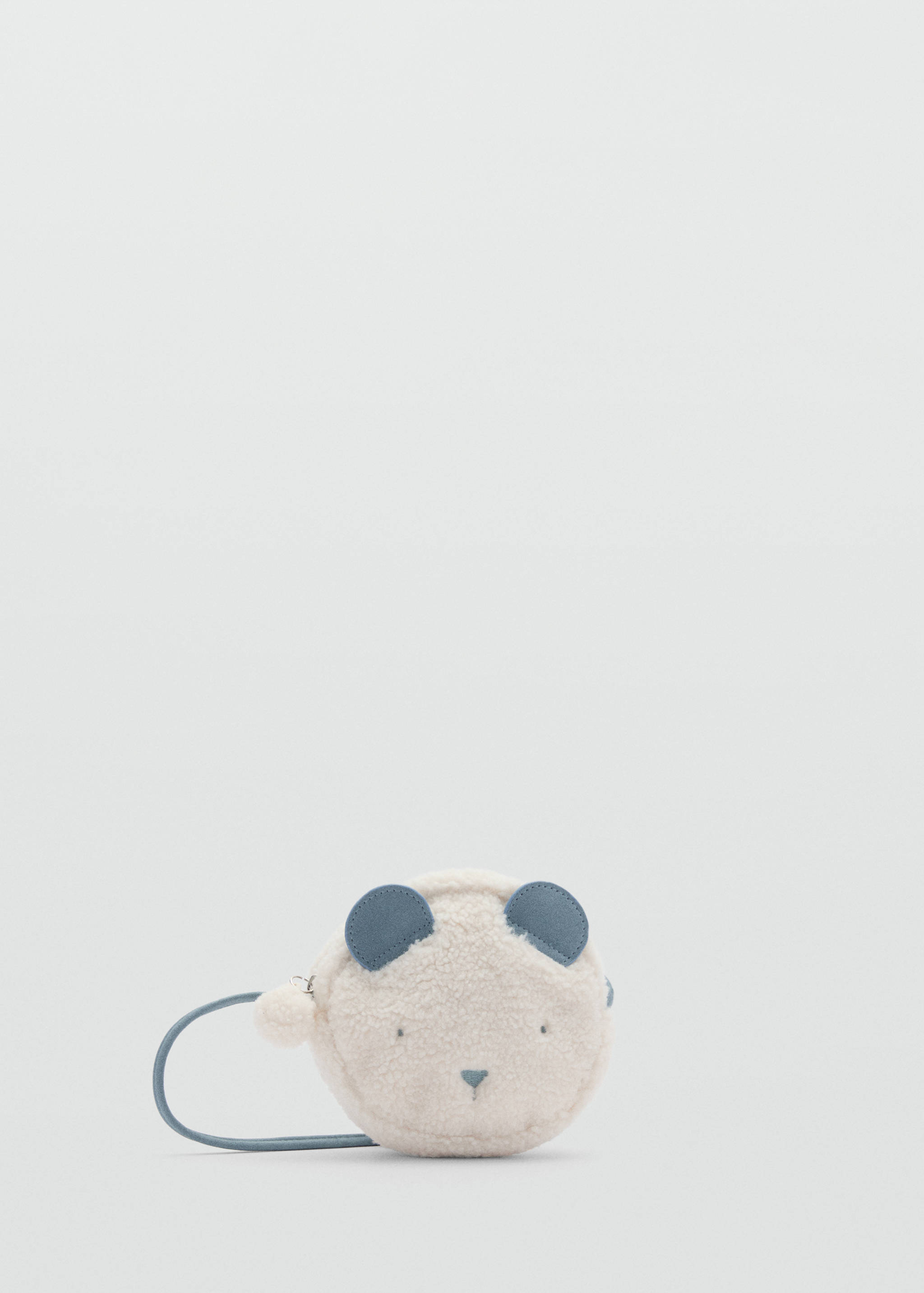 Teddy bear shearling-effect bag - Article without model