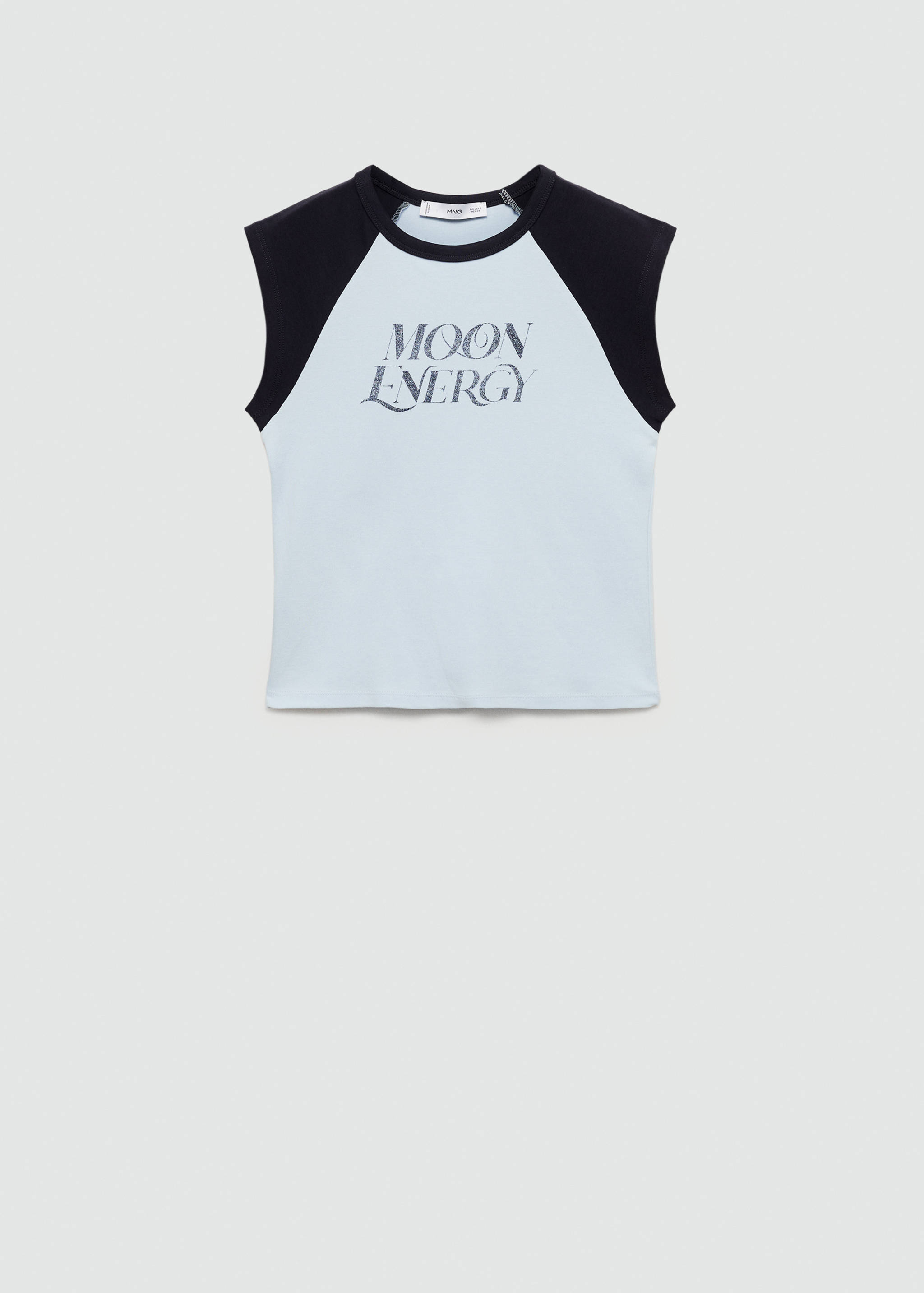 Printed cotton-blend T-shirt - Article without model