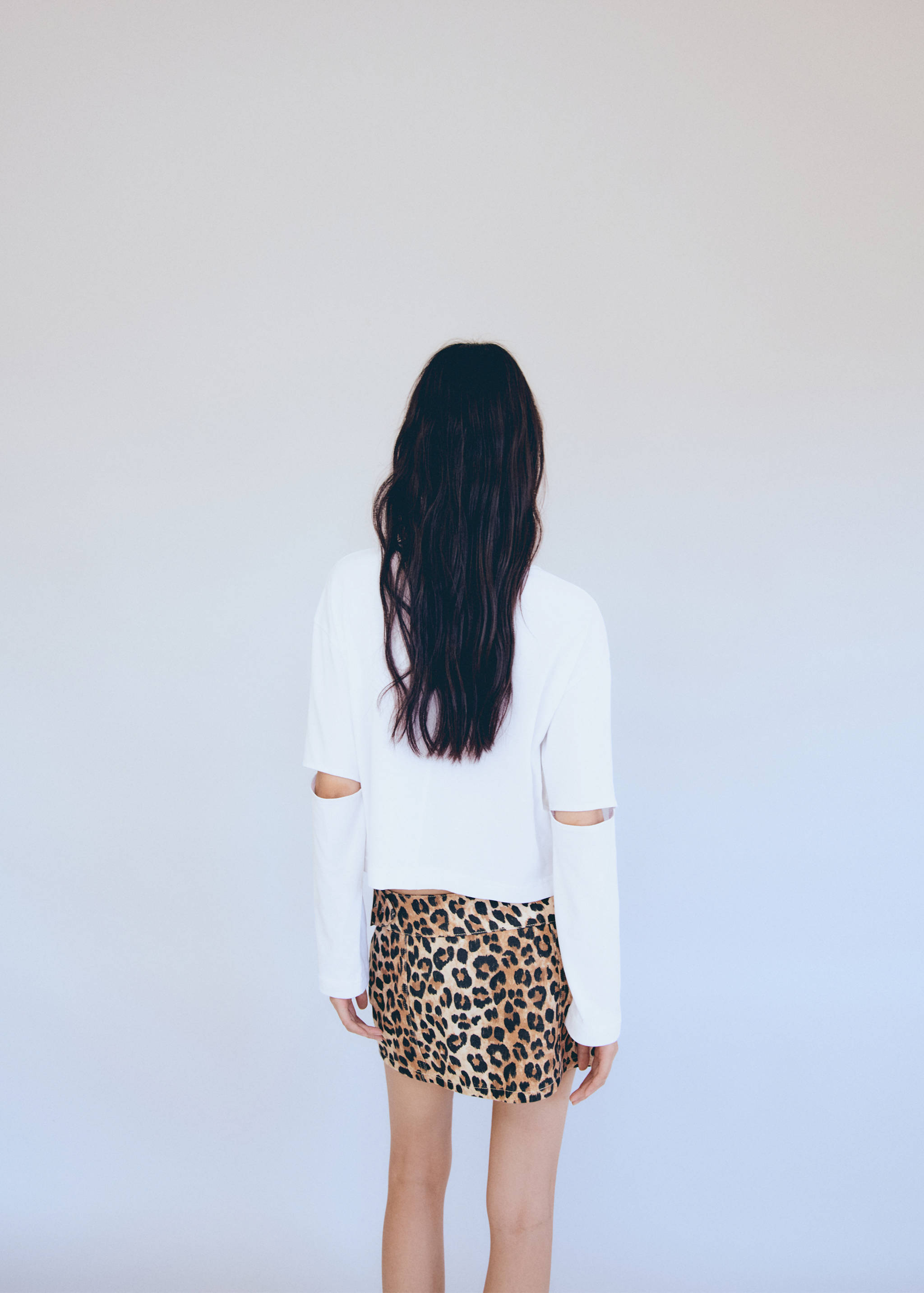 Camiseta manga larga aberturas - Reverso del artículo