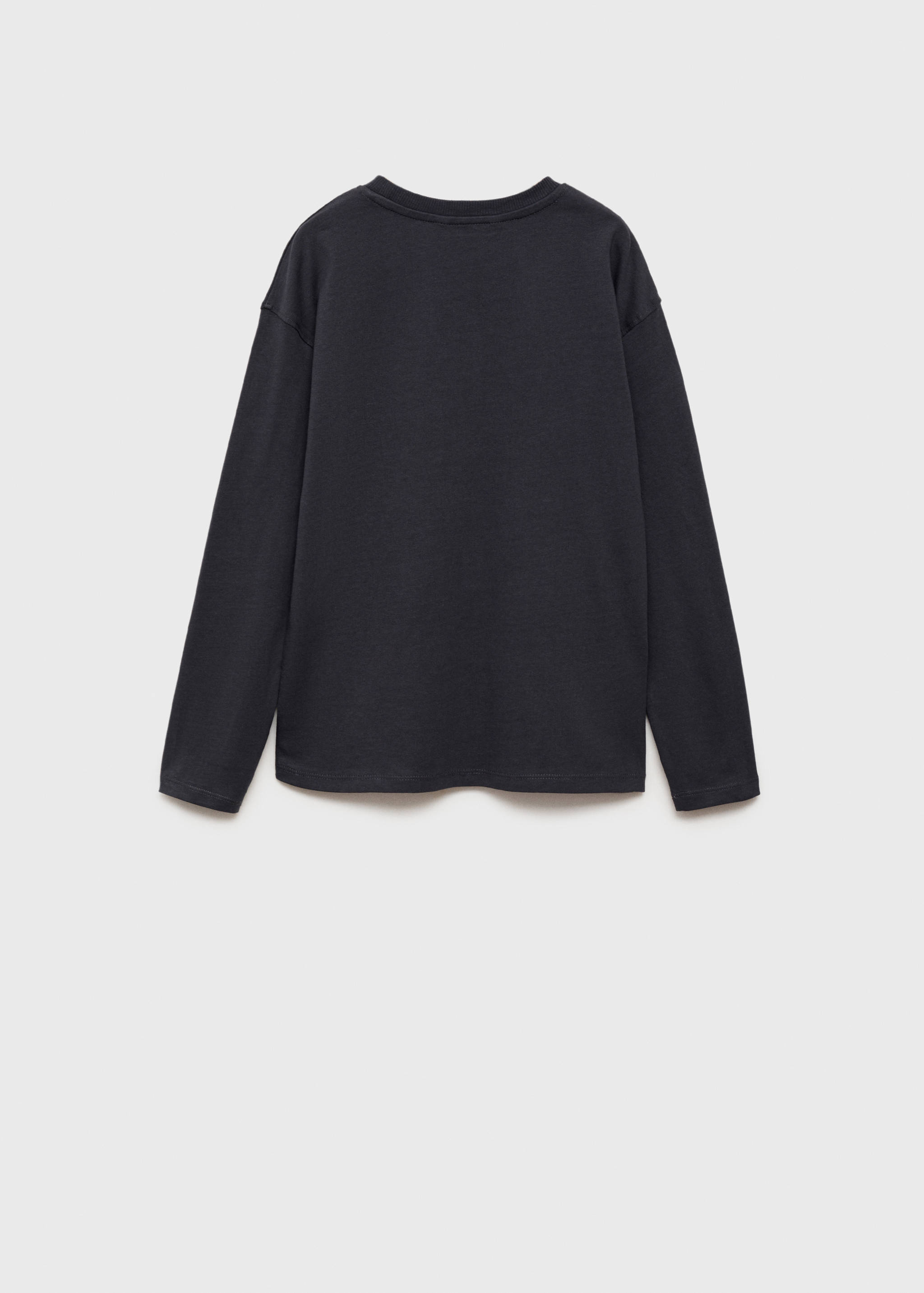 Long-sleeved t-shirt with pockets - Reverse of the article