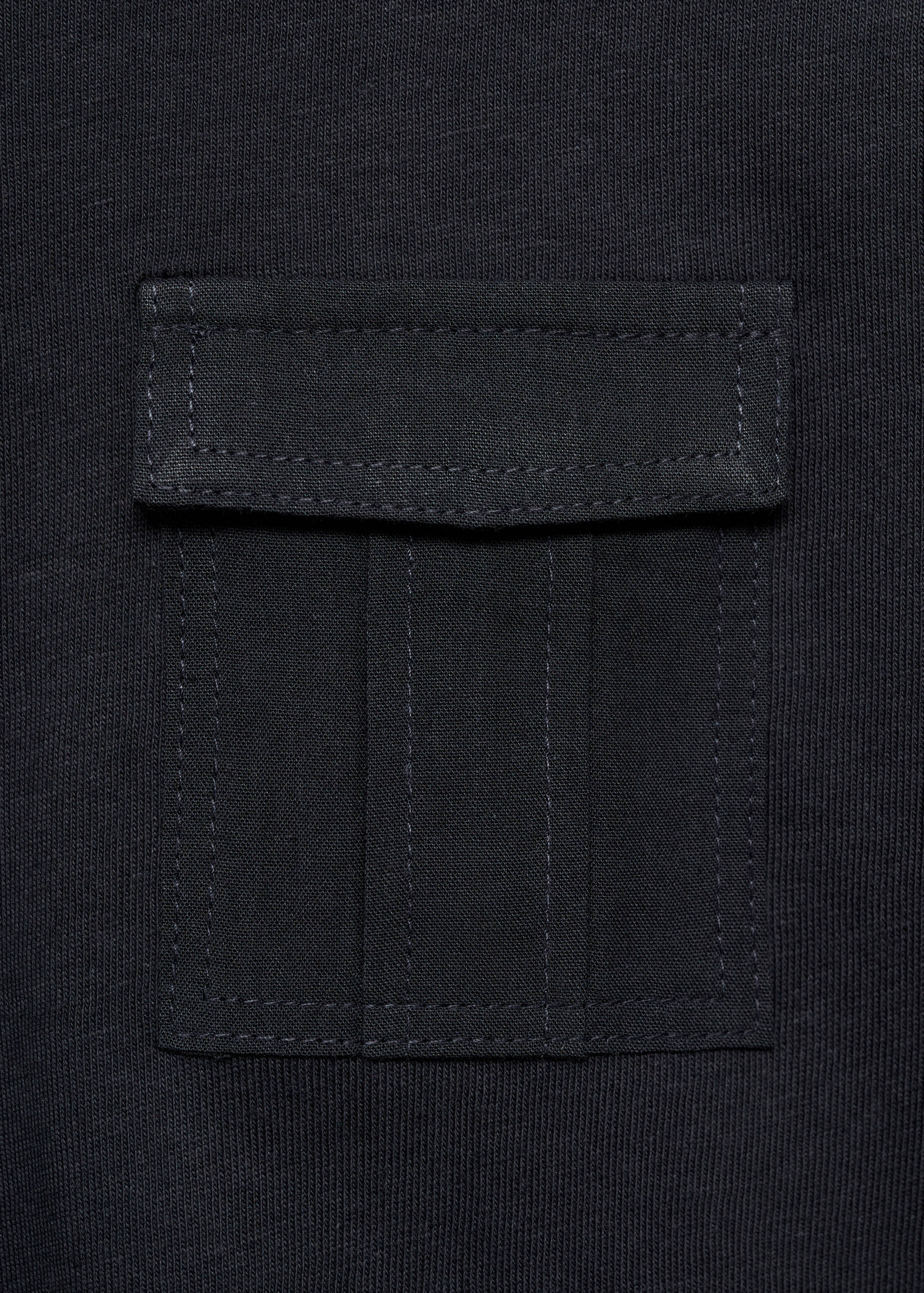 T-shirt manches longues poches - Détail de l'article 8