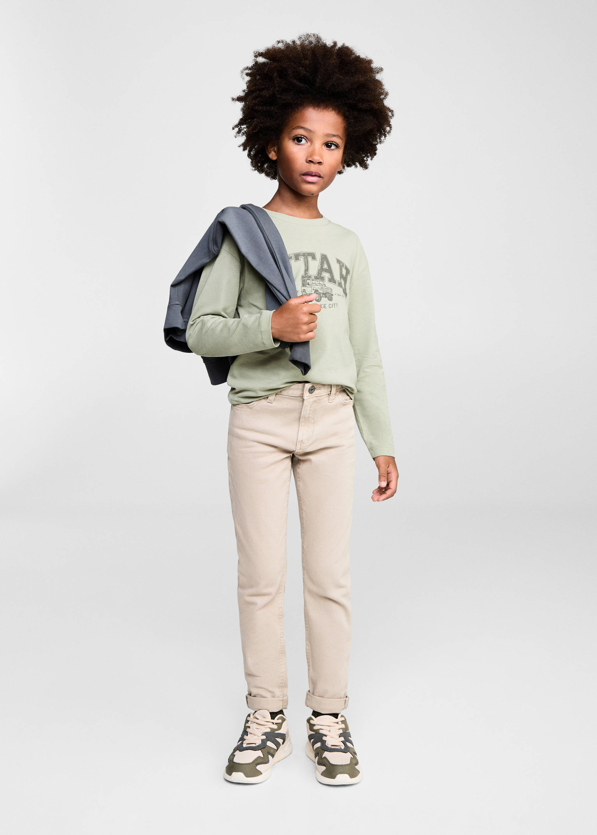 T-shirt manches longues imprimé - Plan général