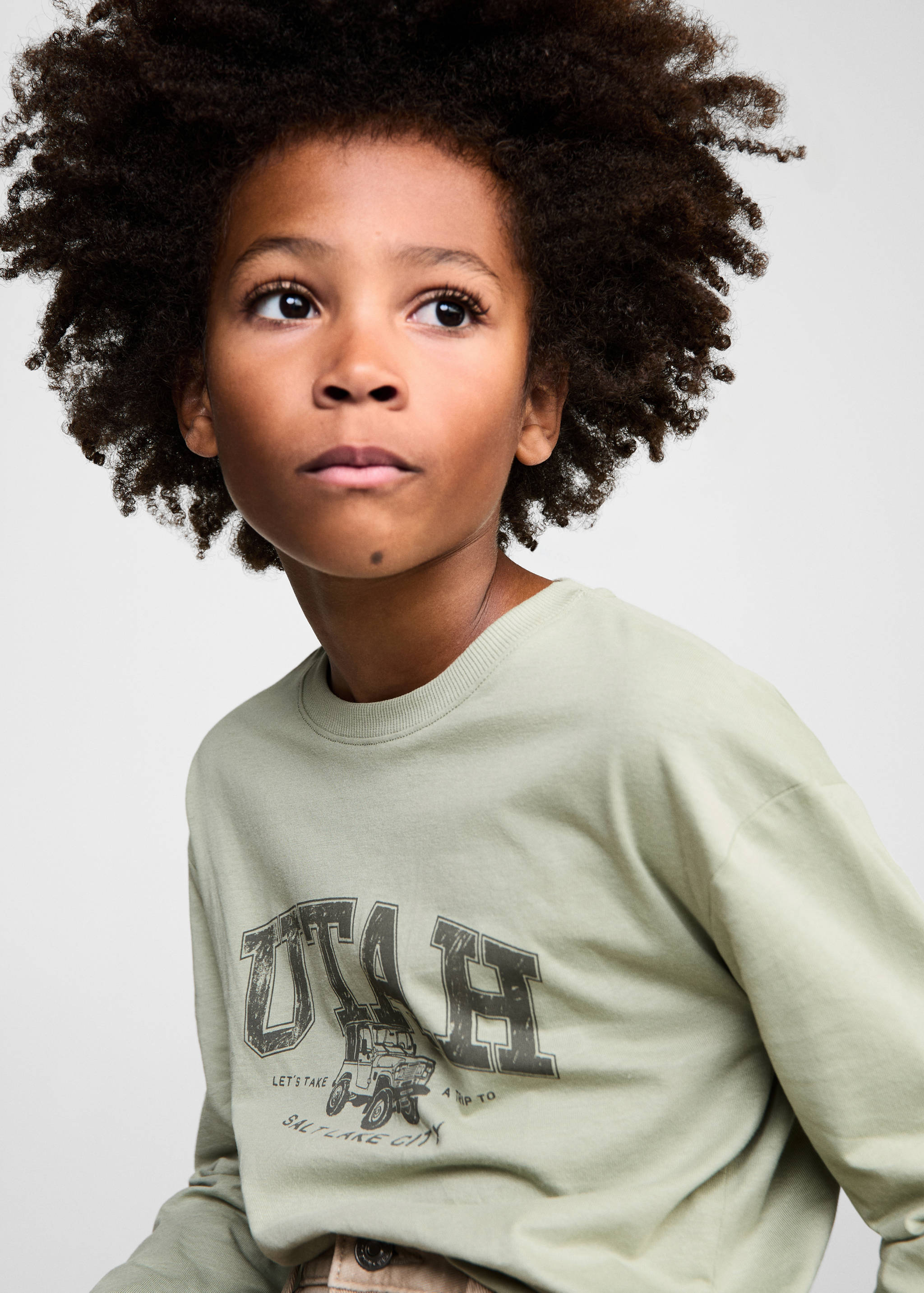 T-shirt manches longues imprimé - Détail de l'article 1