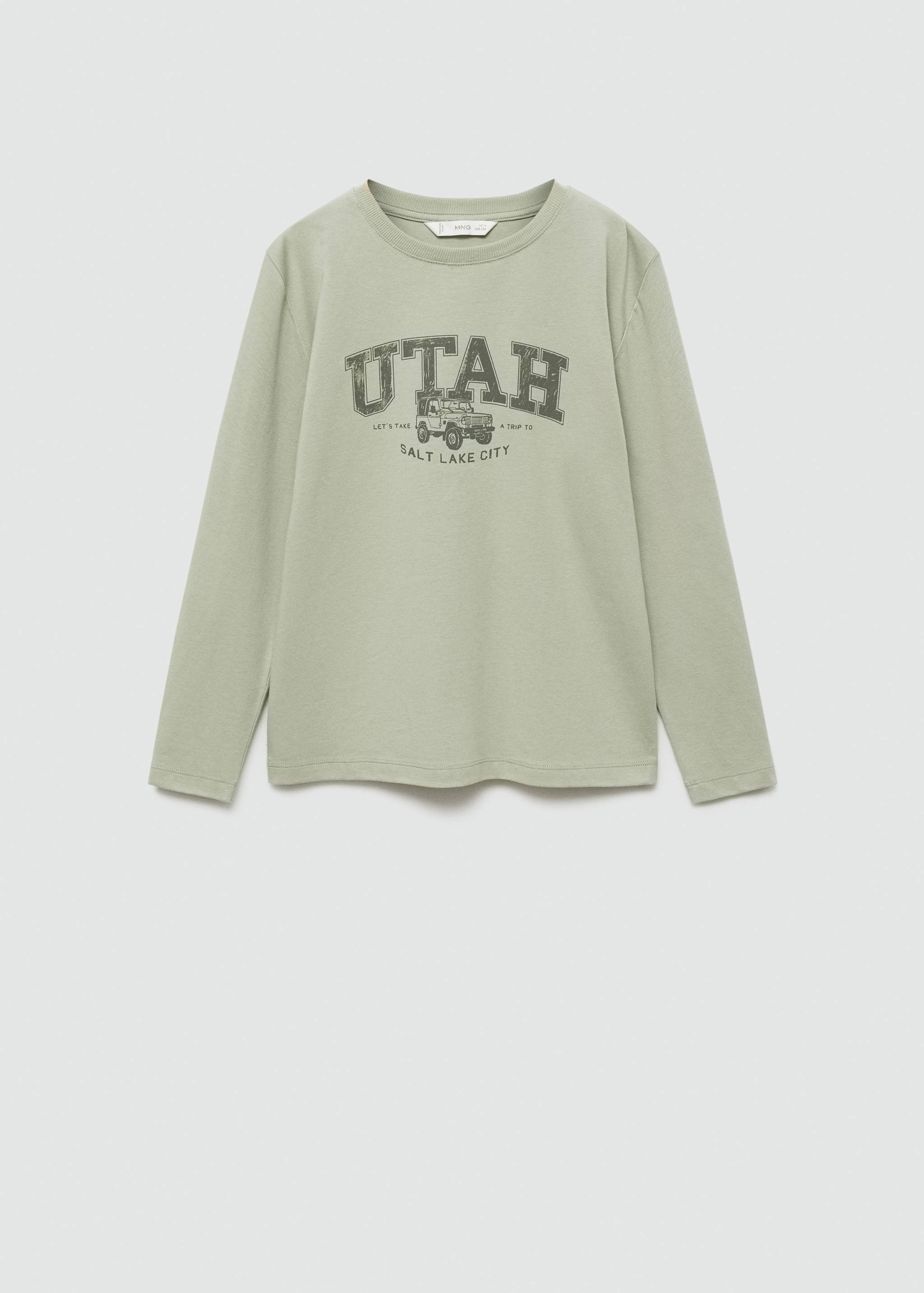 T-shirt manches longues imprimé - Article sans modèle