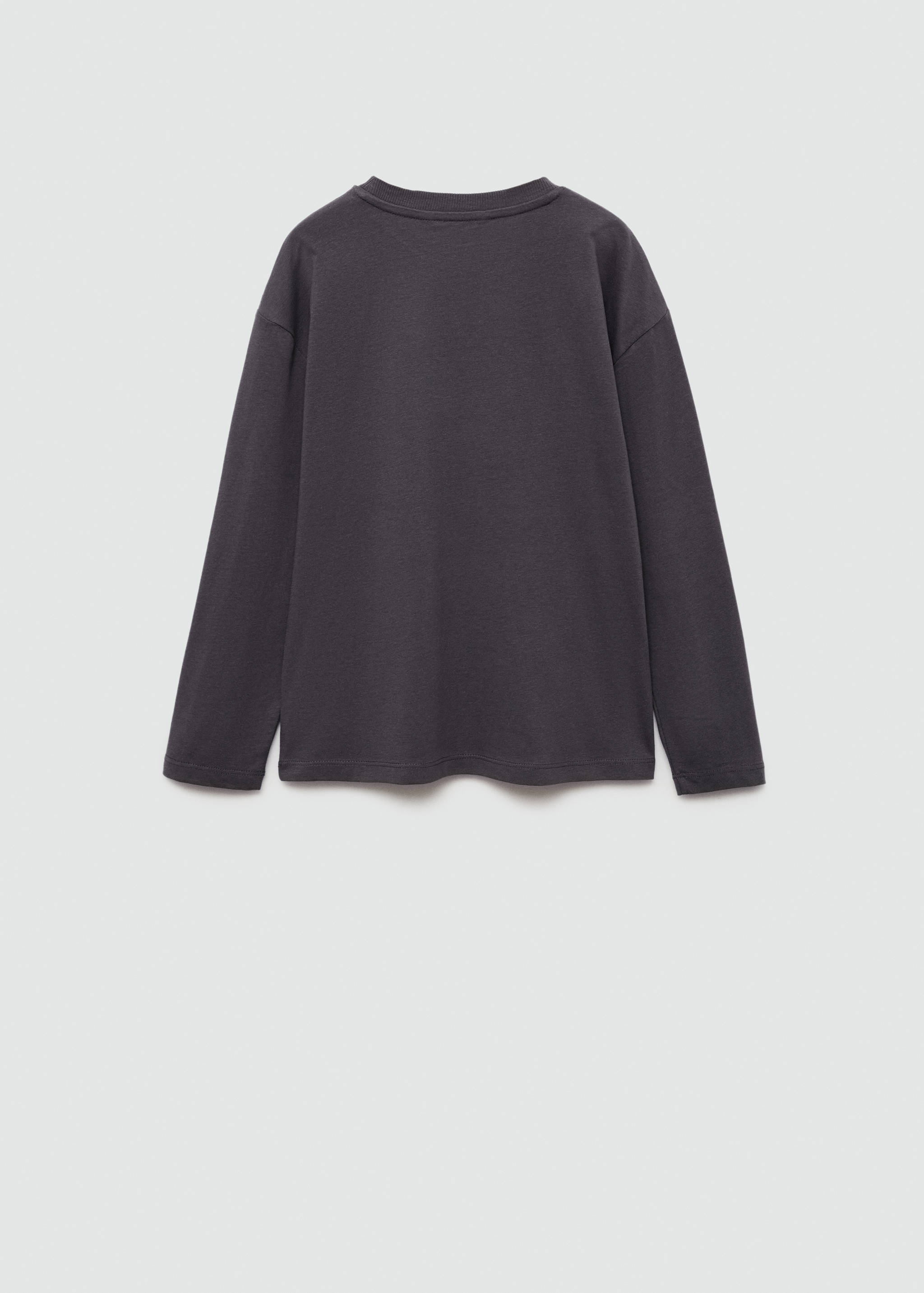 T-shirt manches longues imprimé - Verso de l’article