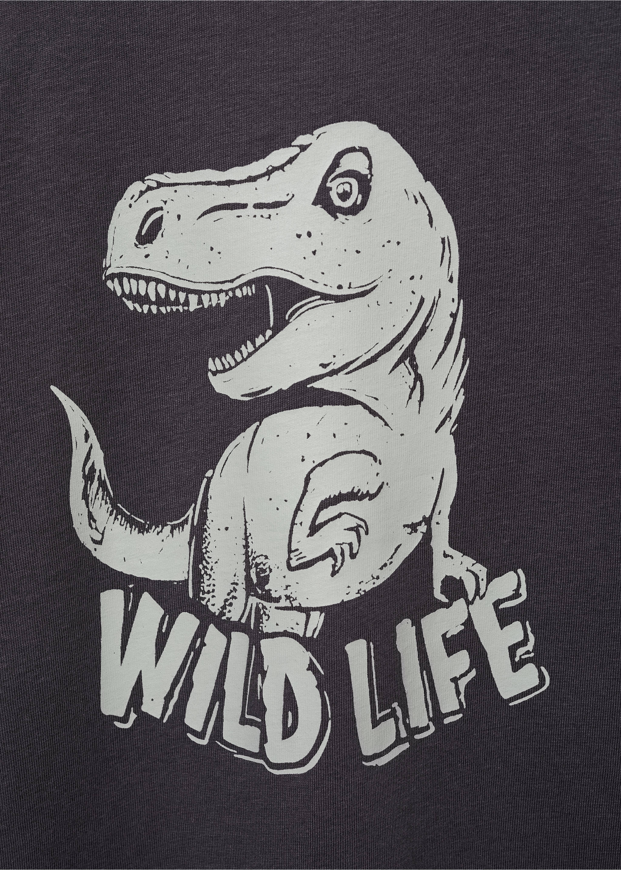 T-shirt manches longues imprimé - Détail de l'article 0, Gris anthracite. Ref: 77006737-00.