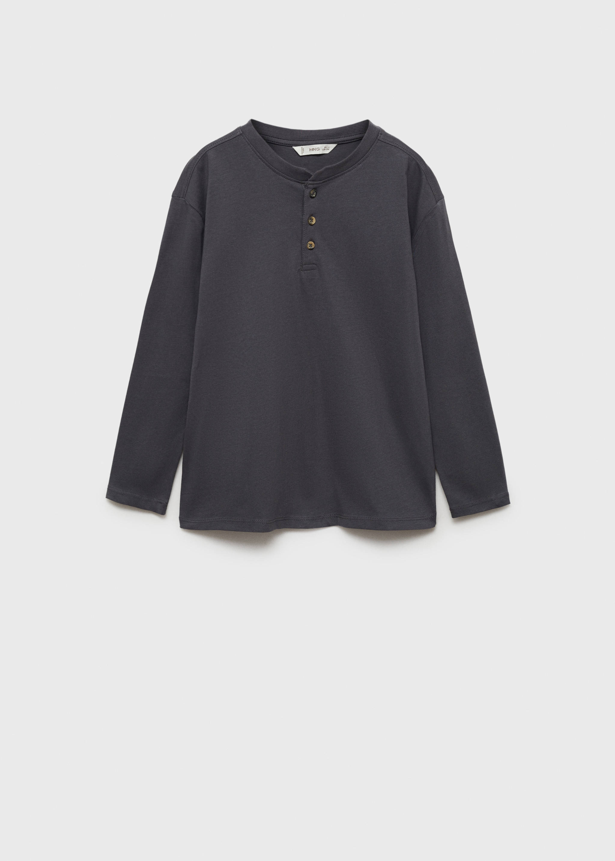 Baumwollshirt mit Knöpfen - Artikel ohne Model