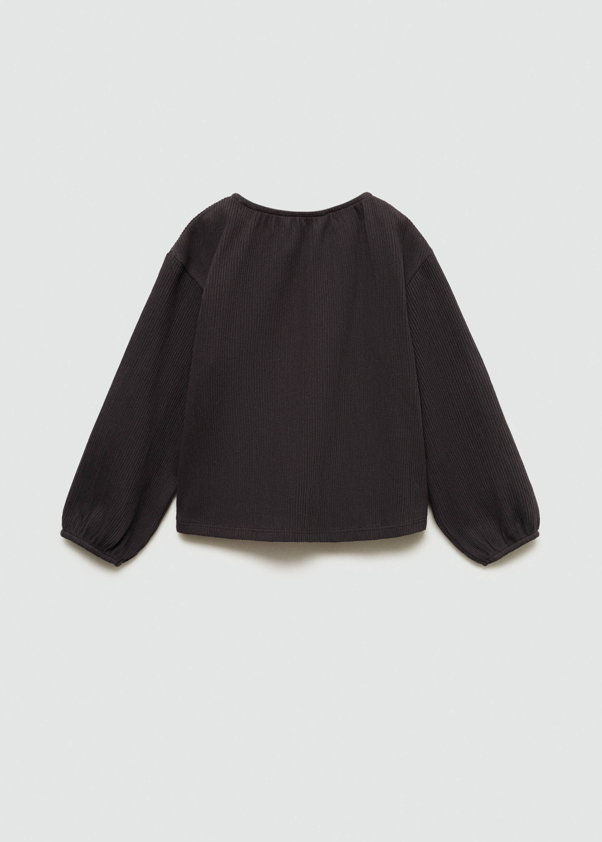 Long-sleeved puffed t-shirt - Reverse of the article