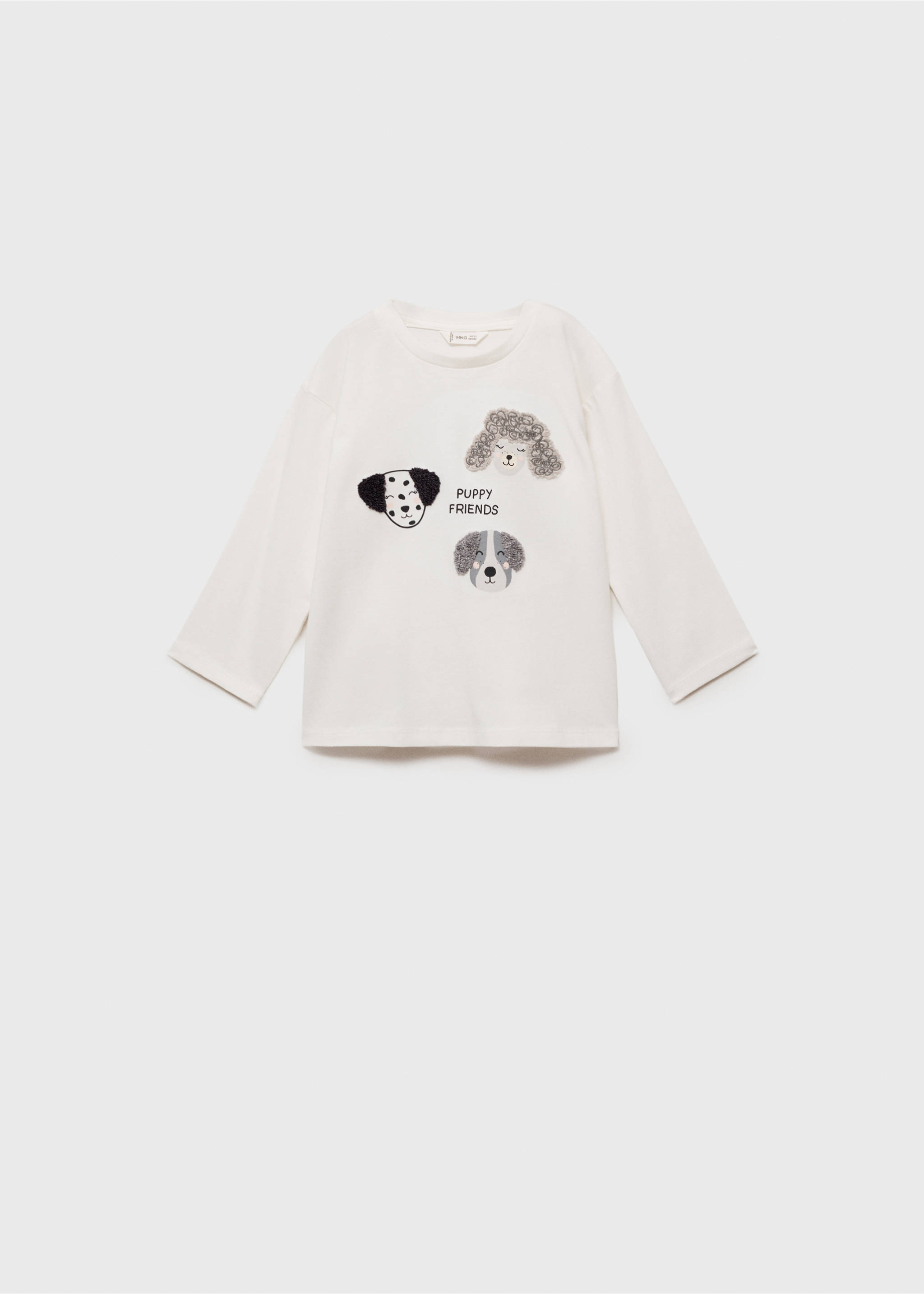 T-shirt motif animé - Article sans modèle, Blanc cassé. Ref: 77006742-00.