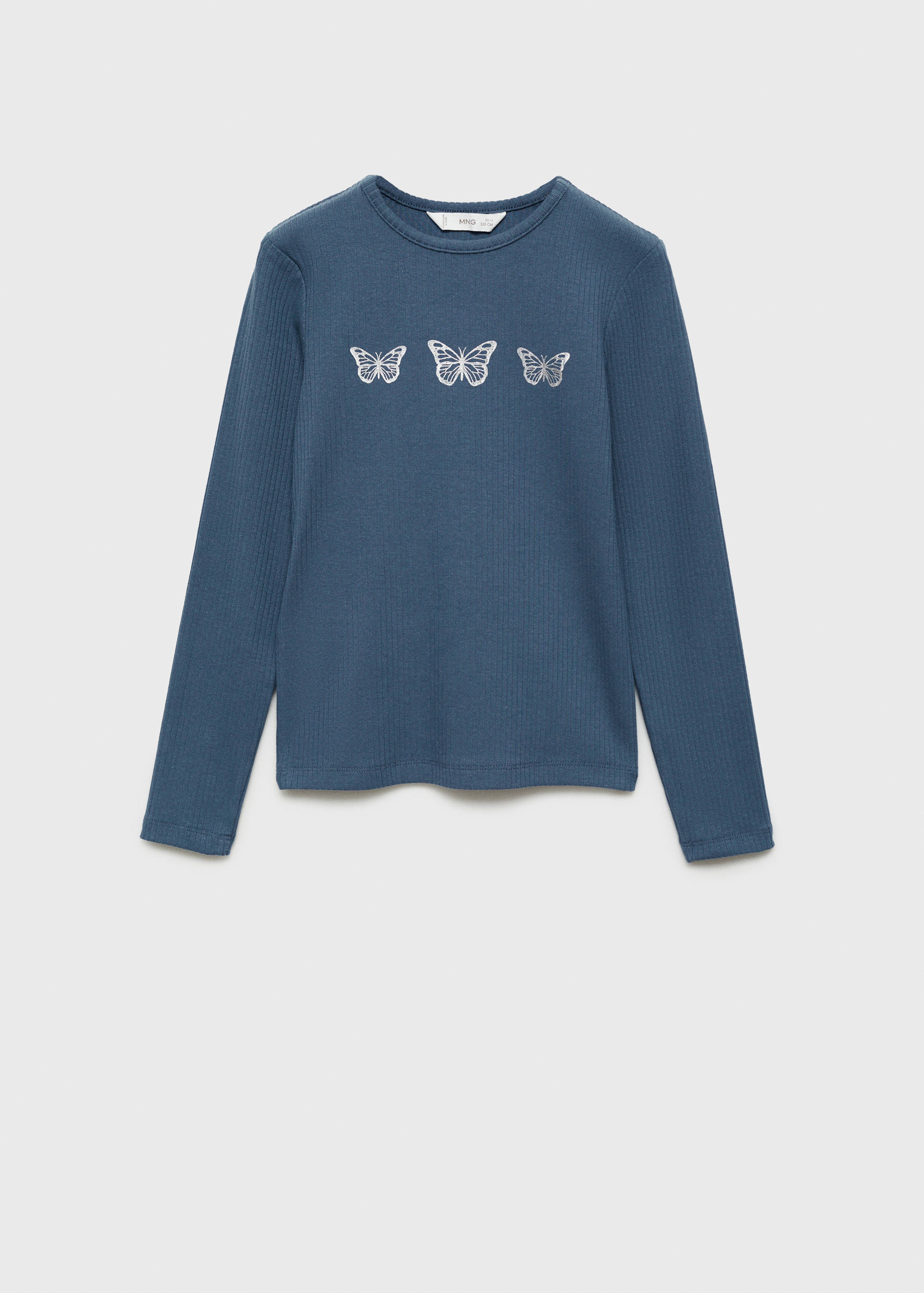 Ribbed printed t -shirt - Article without model