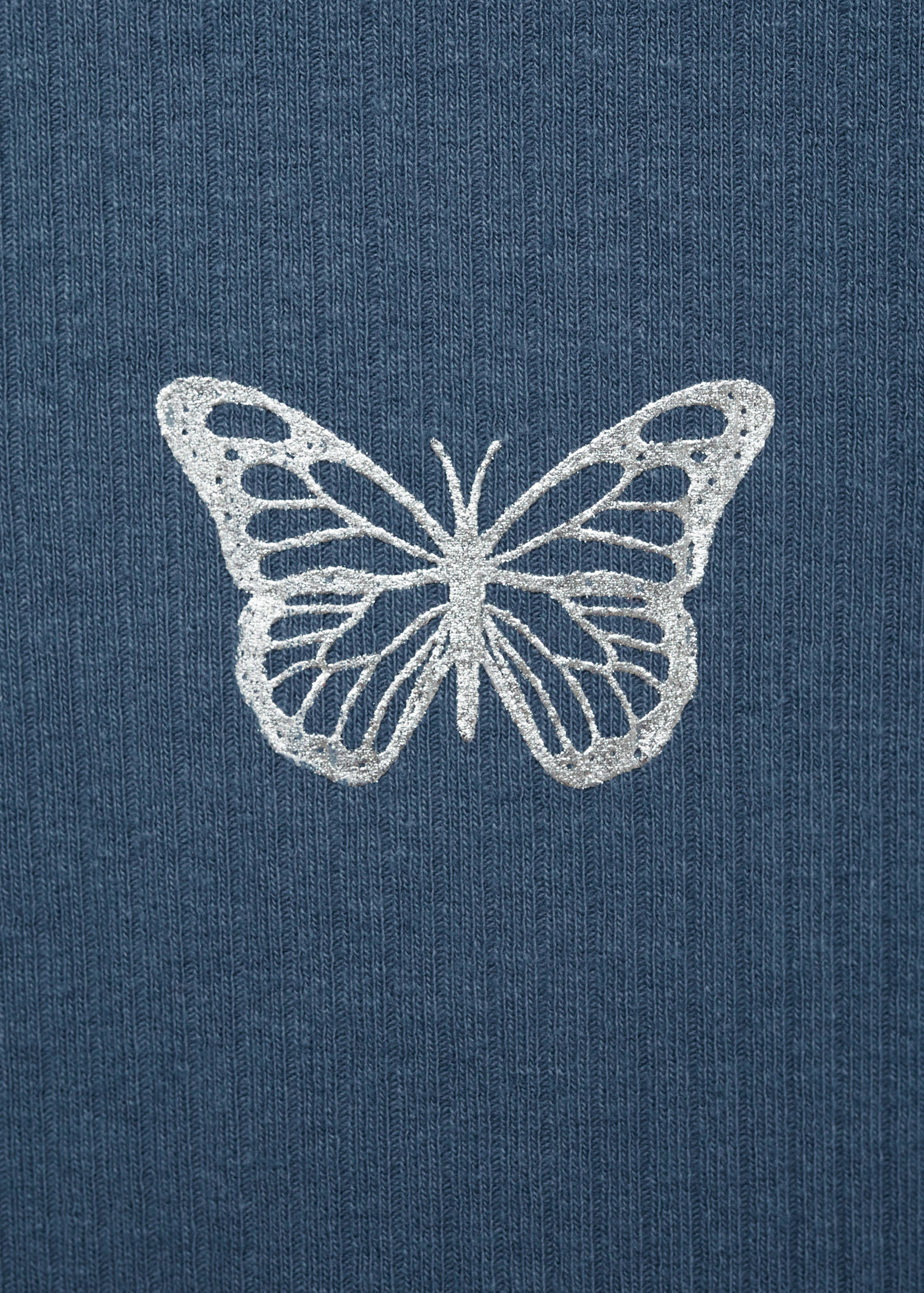 Ribbed printed t -shirt - Details of the article 8