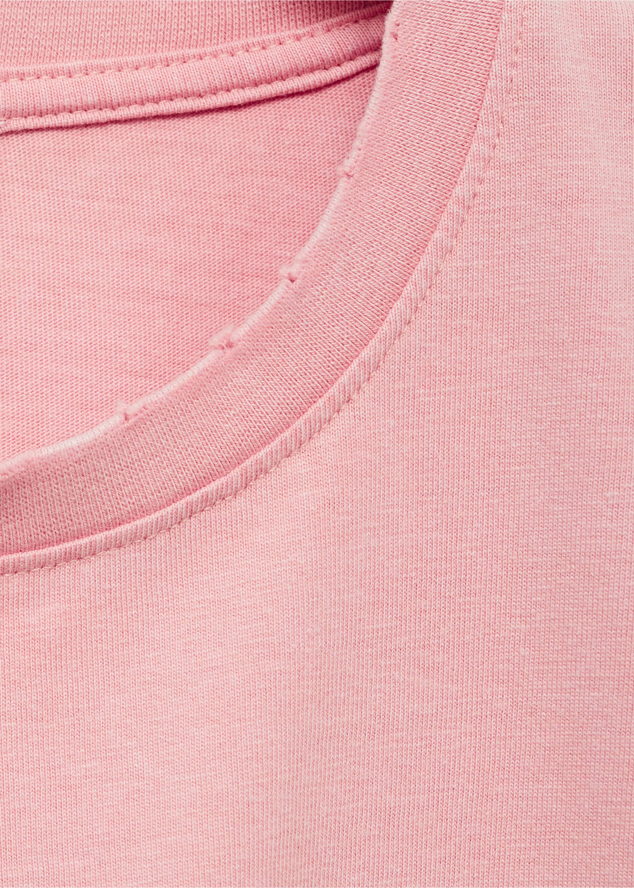 T-shirt en coton imprimé - Détail de l'article 8, Rose pâle. Ref: 77006746-00.