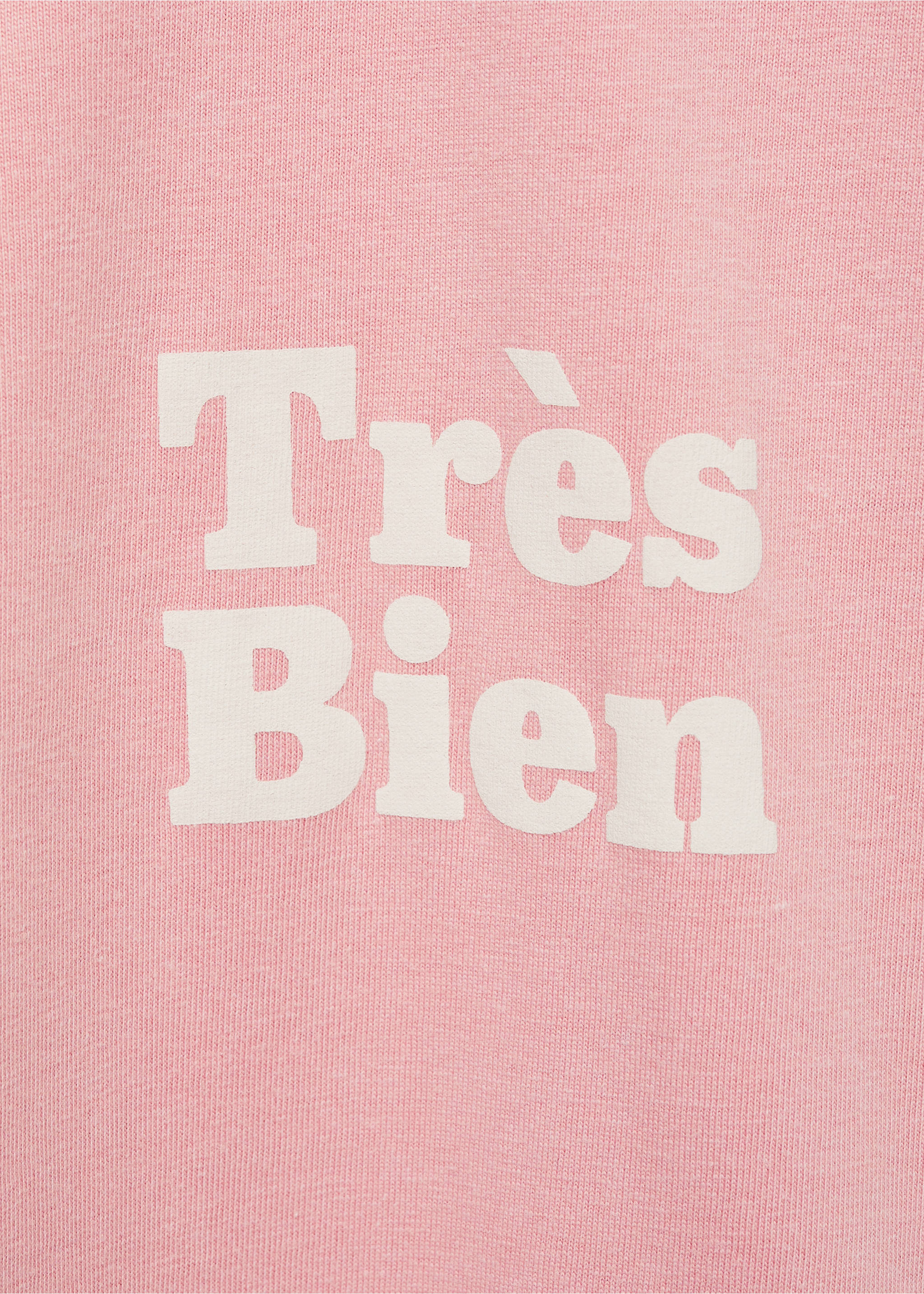 T-shirt en coton imprimé - Détail de l'article 0, Rose pâle. Ref: 77006746-00.