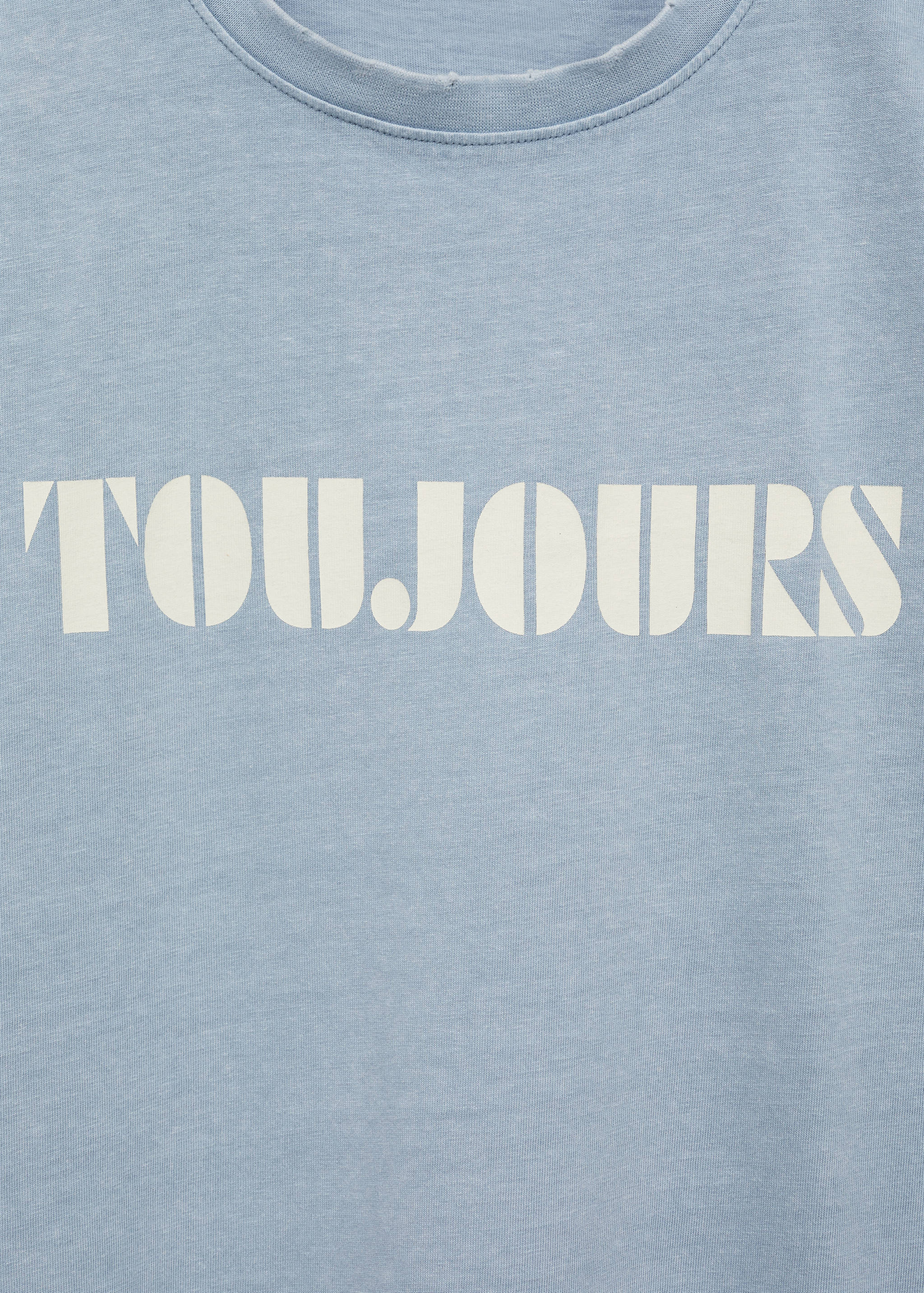 Bedrucktes Baumwoll-T-Shirt - Detail des Artikels 0