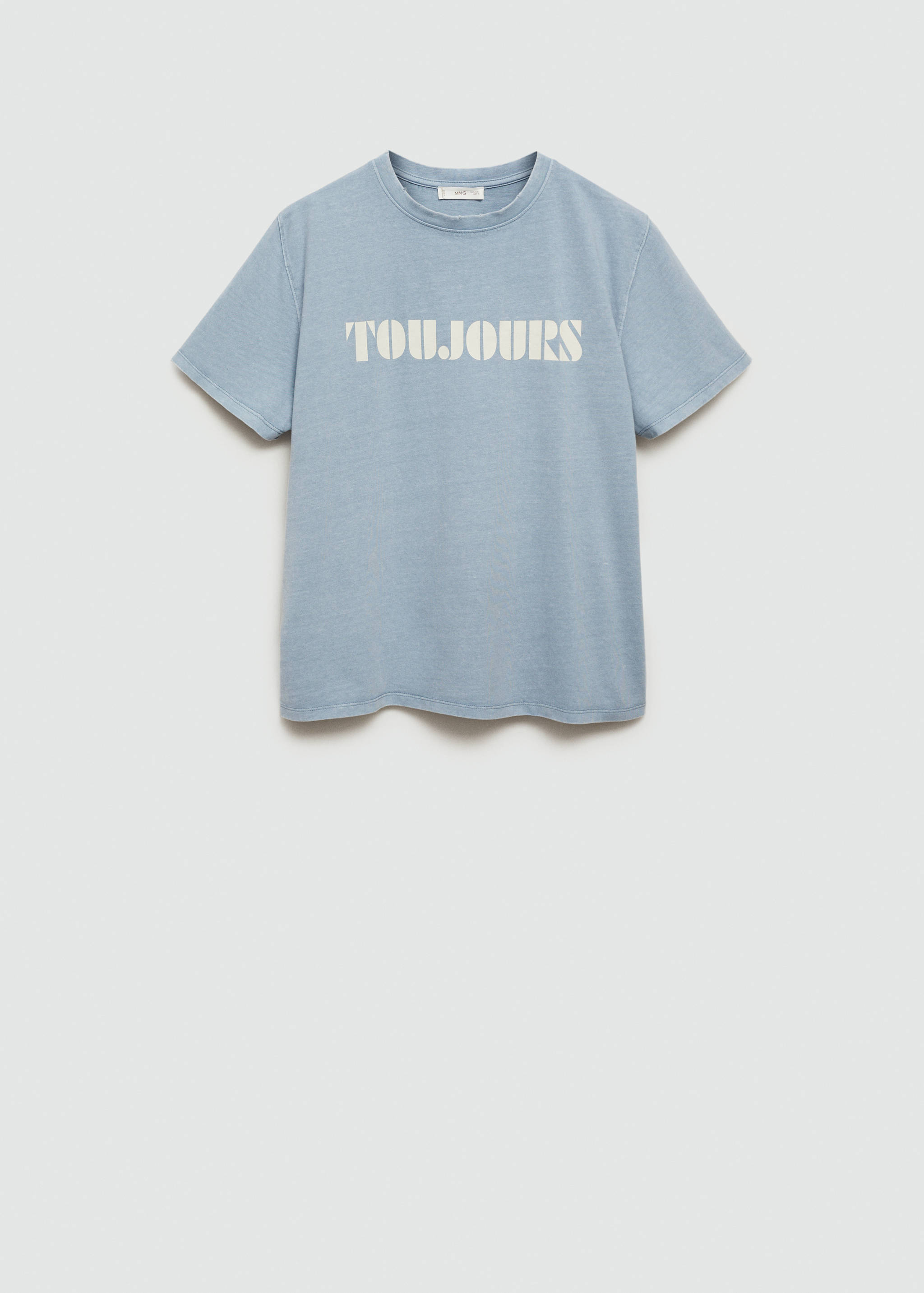 Printed cotton-blend t-shirt - Article without model