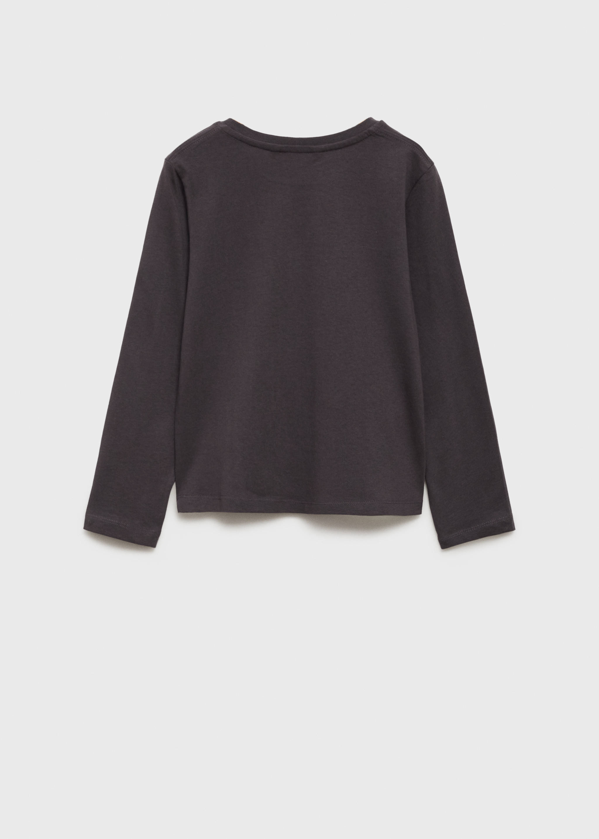 Printed detail T-shirt - Reverse of the article