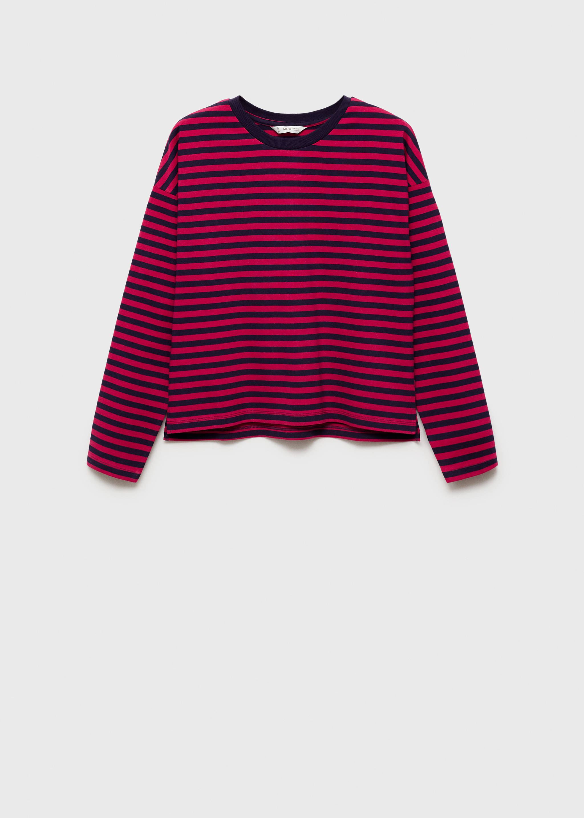 Långärmad randig t-shirt - Artikel utan modell