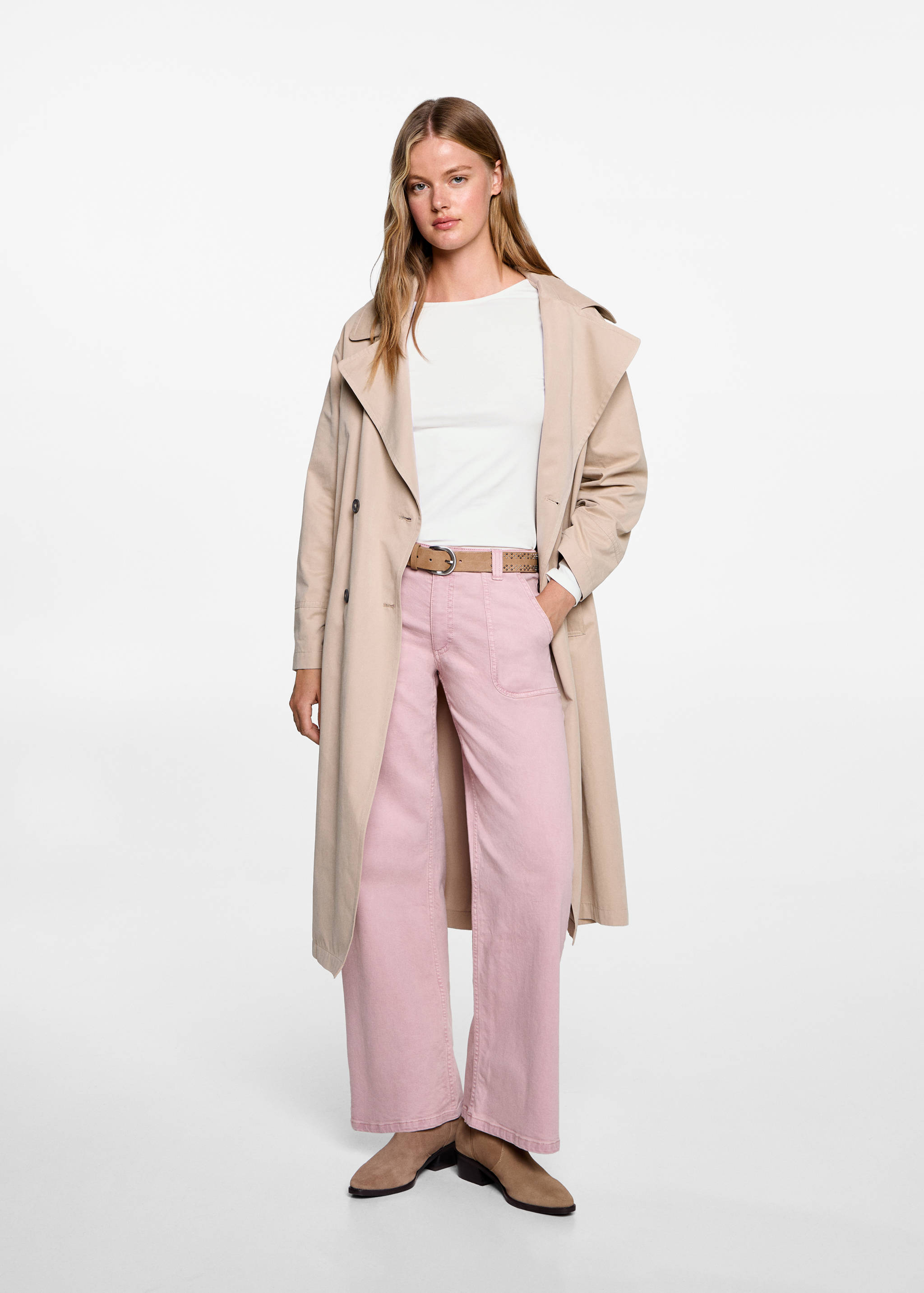 Långärmad t-shirt öppning i ryggen - Allmän bild