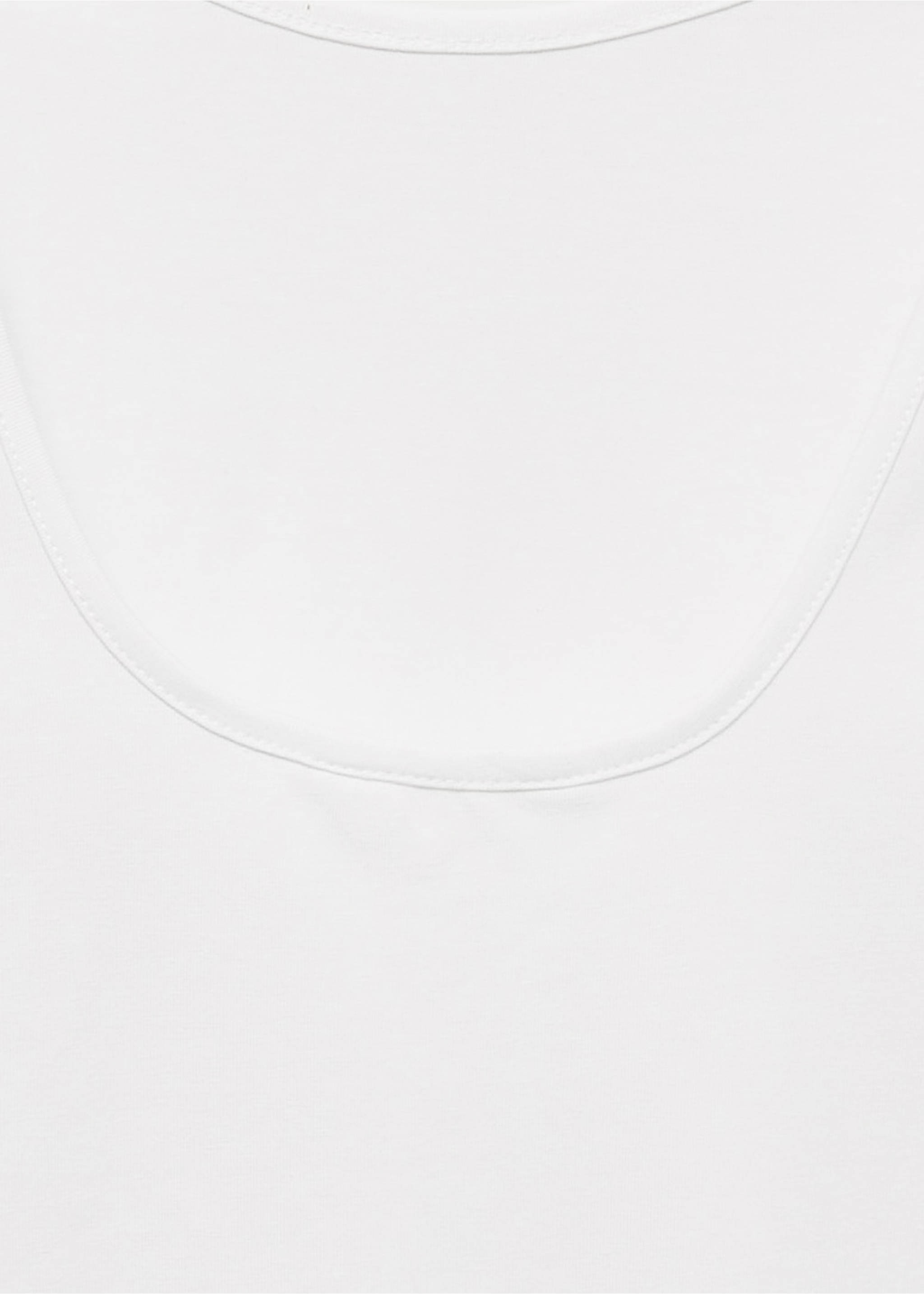 T-shirt manches longues ouverture au dos - Détail de l'article 8, Blanc cassé. Ref: 77006750-00.