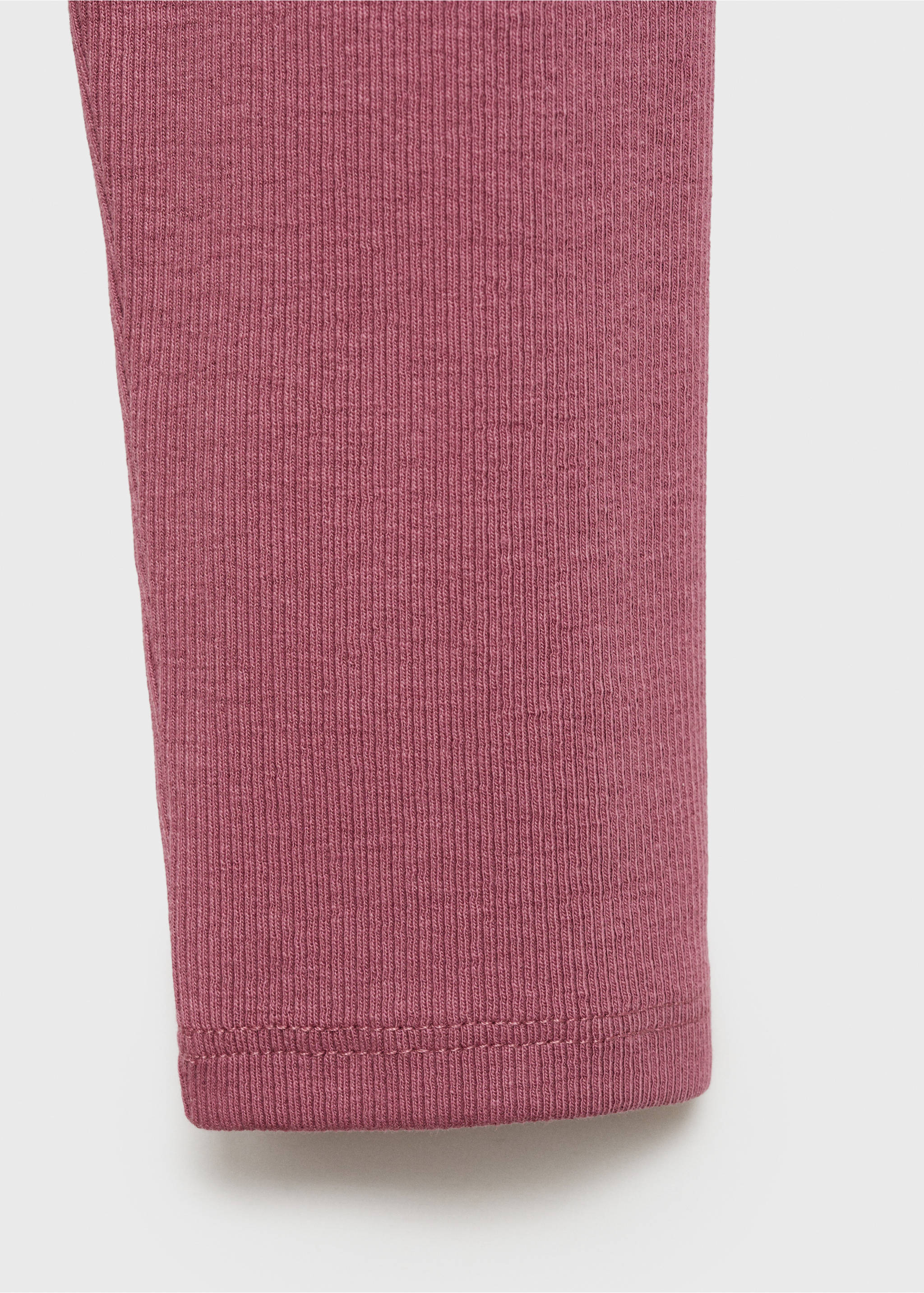 T-shirt manches longues col V - Détail de l'article 0, Rose pastel. Ref: 77006751-00.