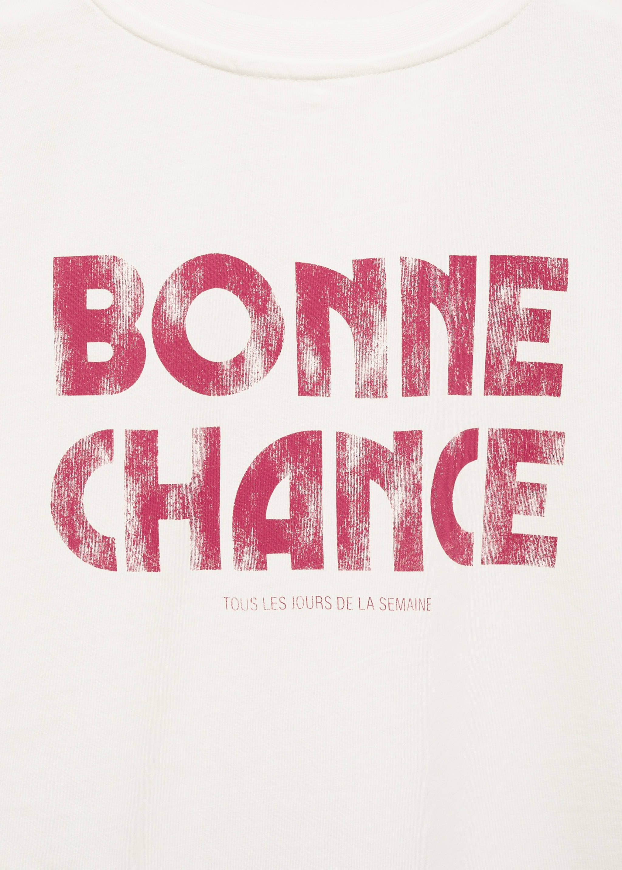 Tryckt bomull-blandning t-shirt - Detaljer om artikeln 0