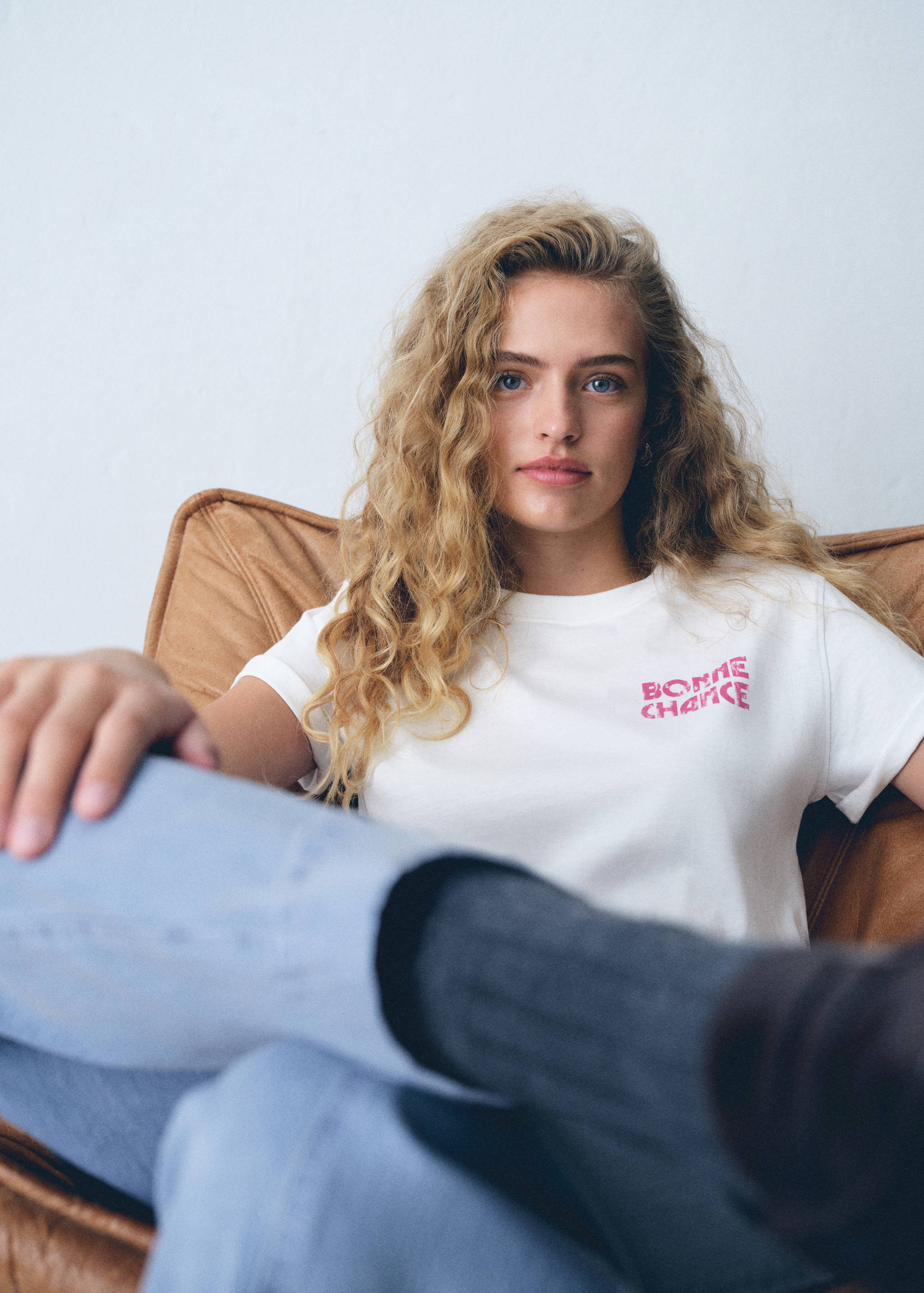 Tryckt bomull-blandning t-shirt - Detaljer om artikeln 5