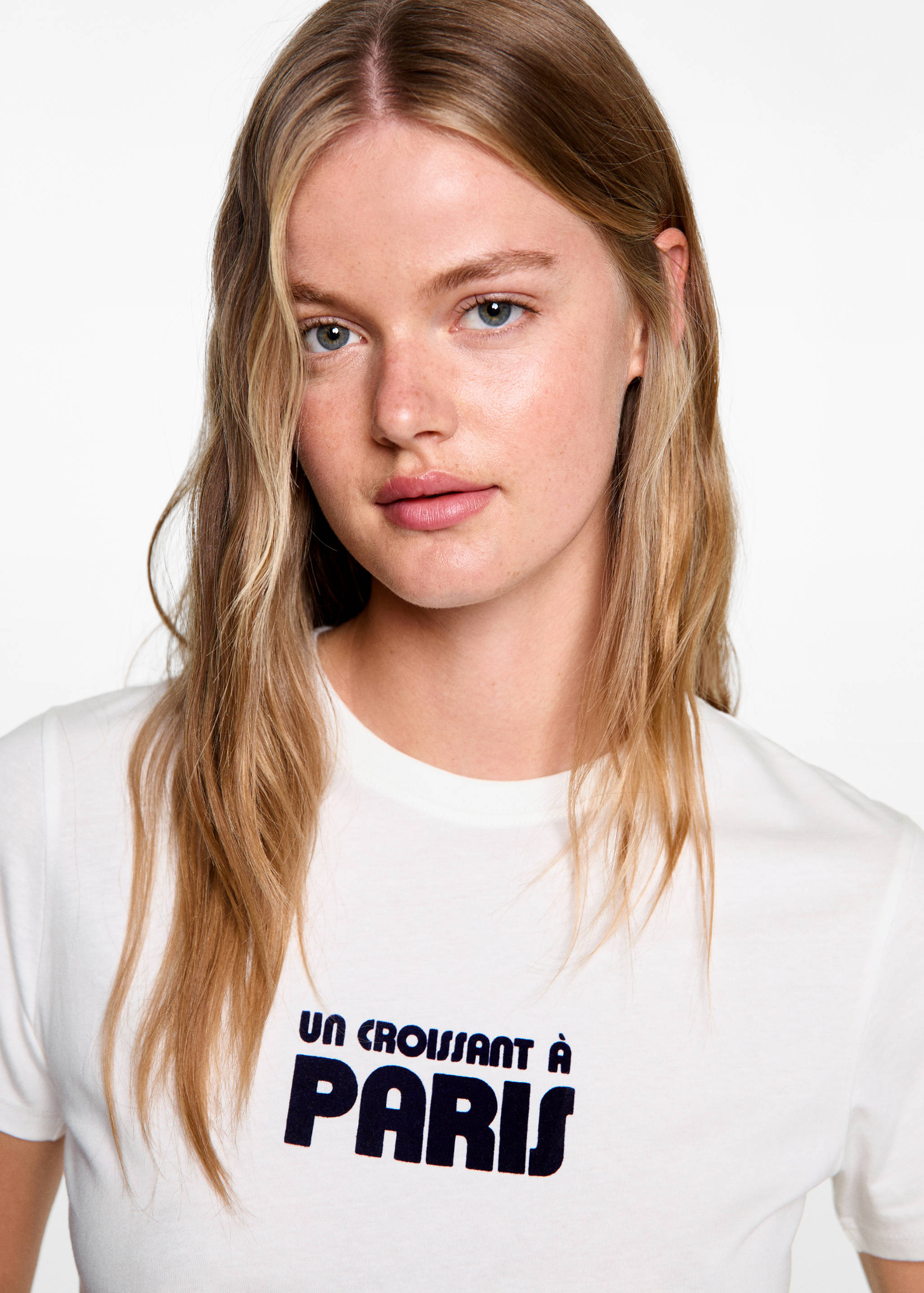 Bedrucktes Baumwoll-T-Shirt - Detail des Artikels 1