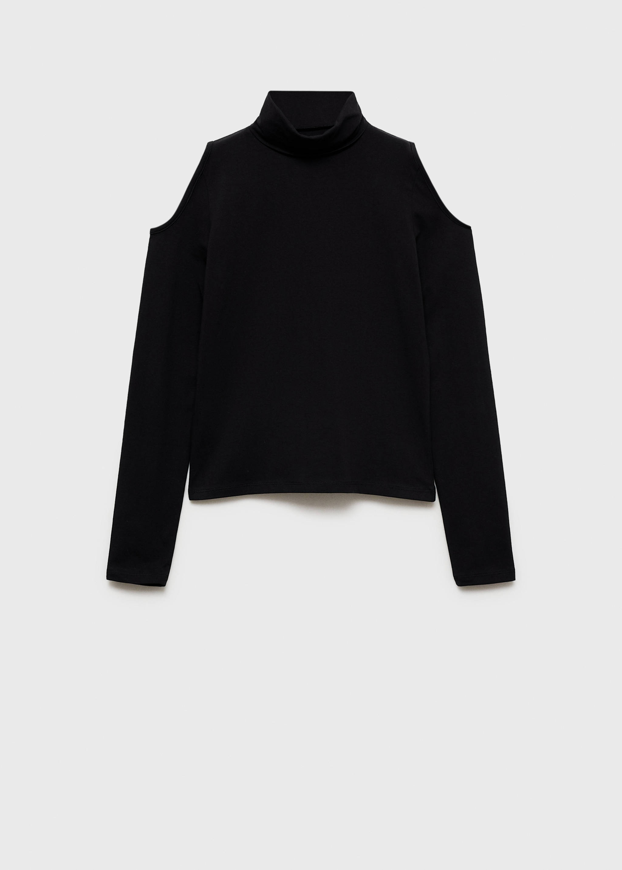 Koszulka z golfem i wyciętymi ramionami - Artykuł bez modela/modelki