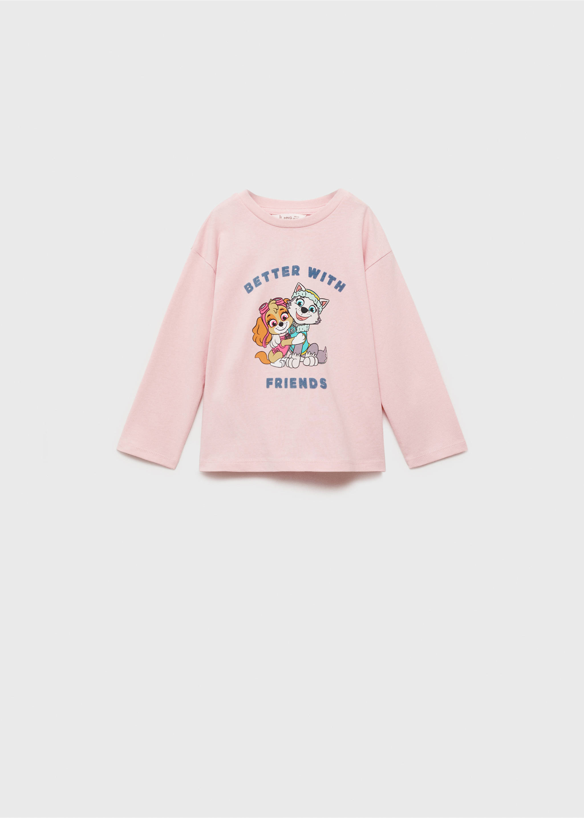 T-shirt Pat'Patrouille - Article sans modèle, Rose. Ref: 77006757-00.