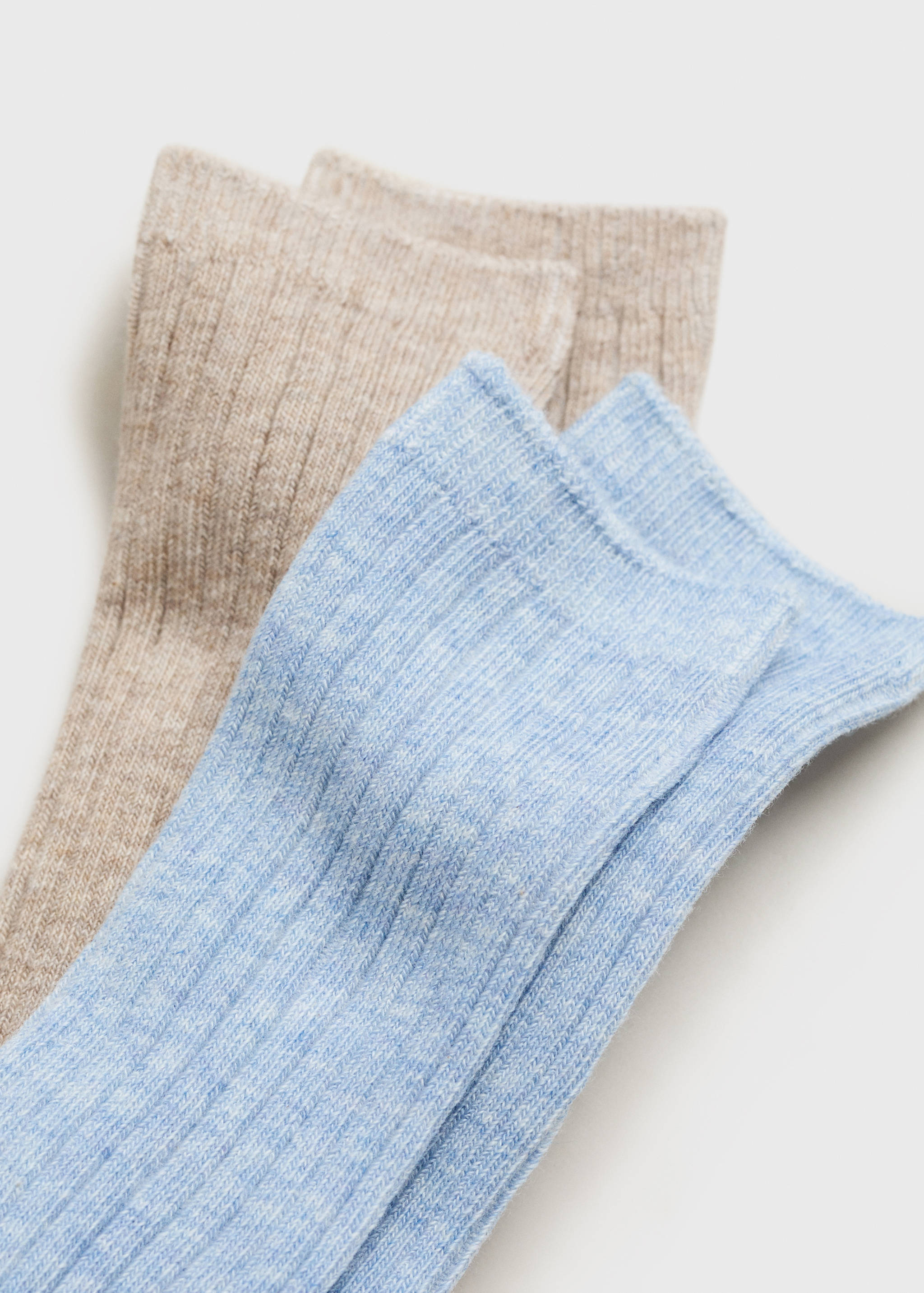 Zweierpack gerippte Socken - Rückseite des Artikels