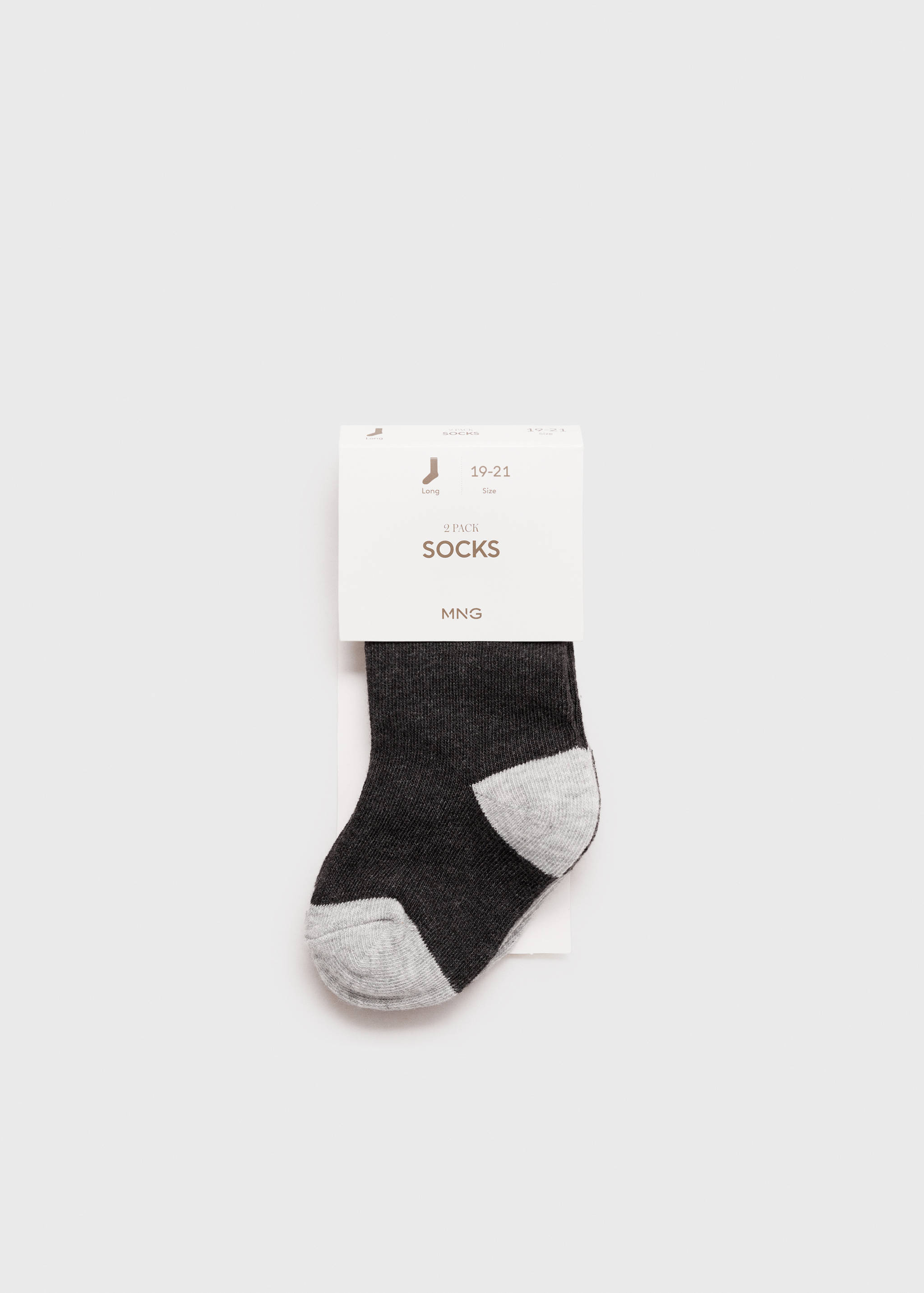 2er-Pack Socken mit Katzenmotiv - Rückseite des Artikels