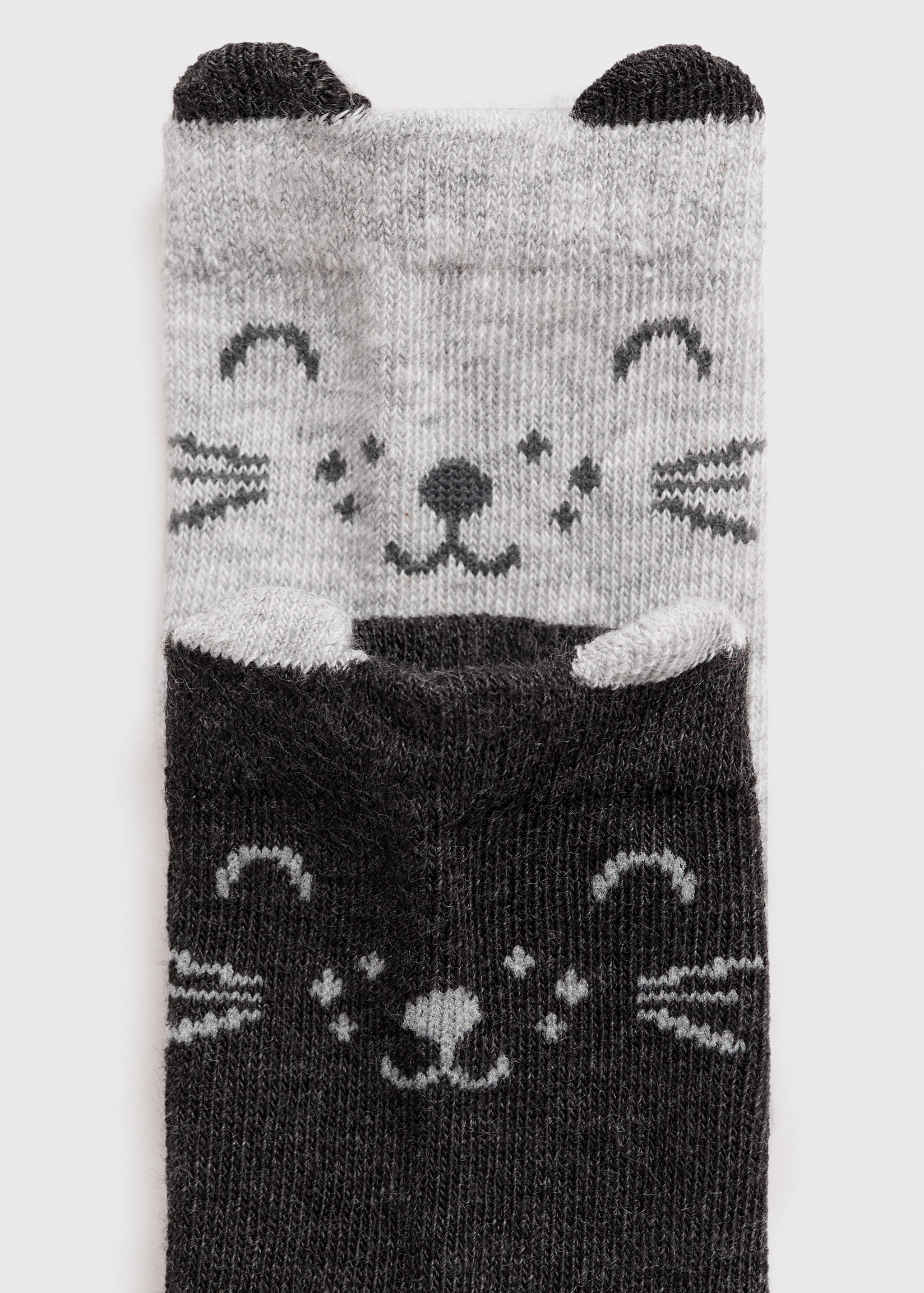 2er-Pack Socken mit Katzenmotiv - Detail des Artikels 0