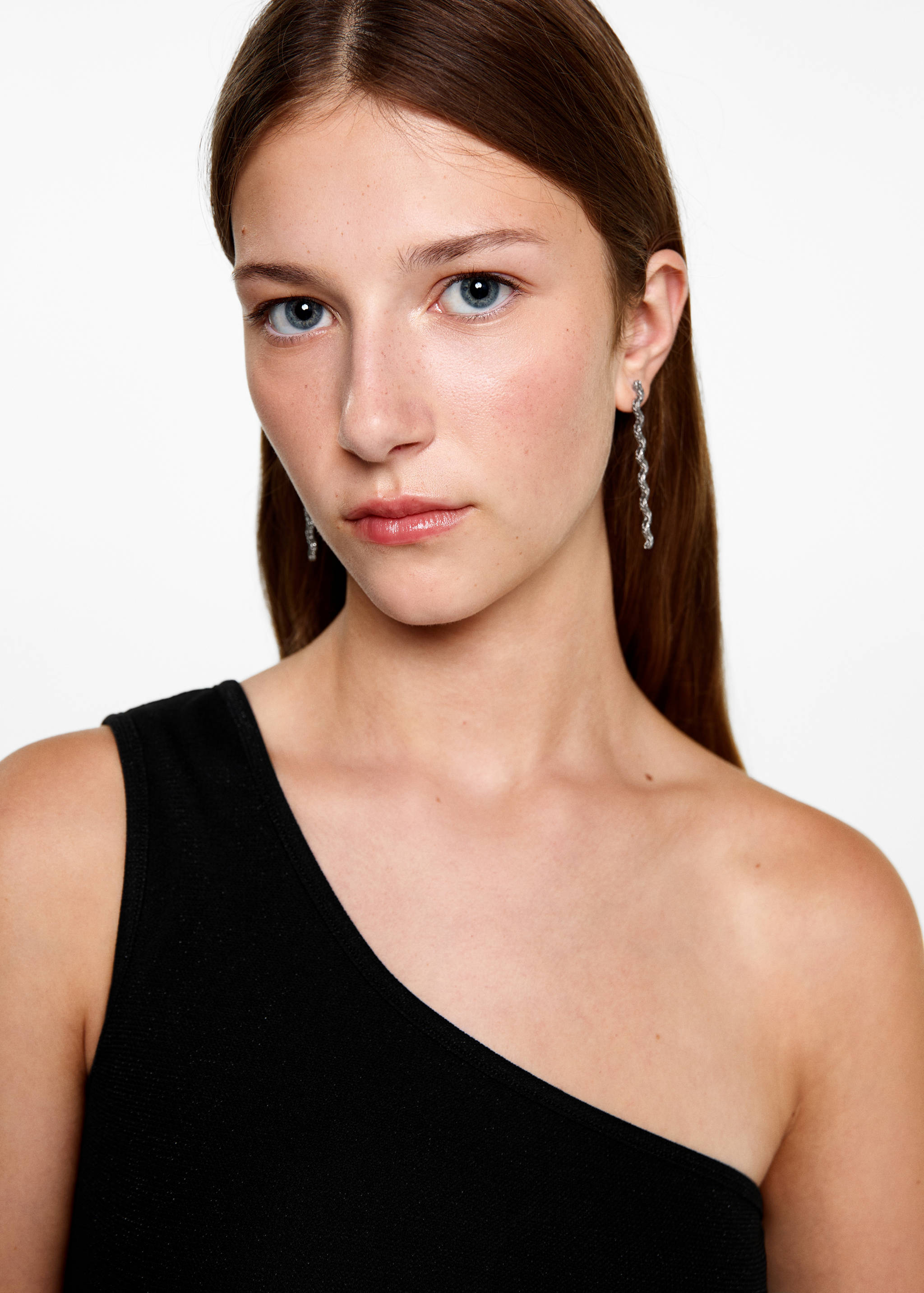 Asymmetrical lurex top - Details of the article 1