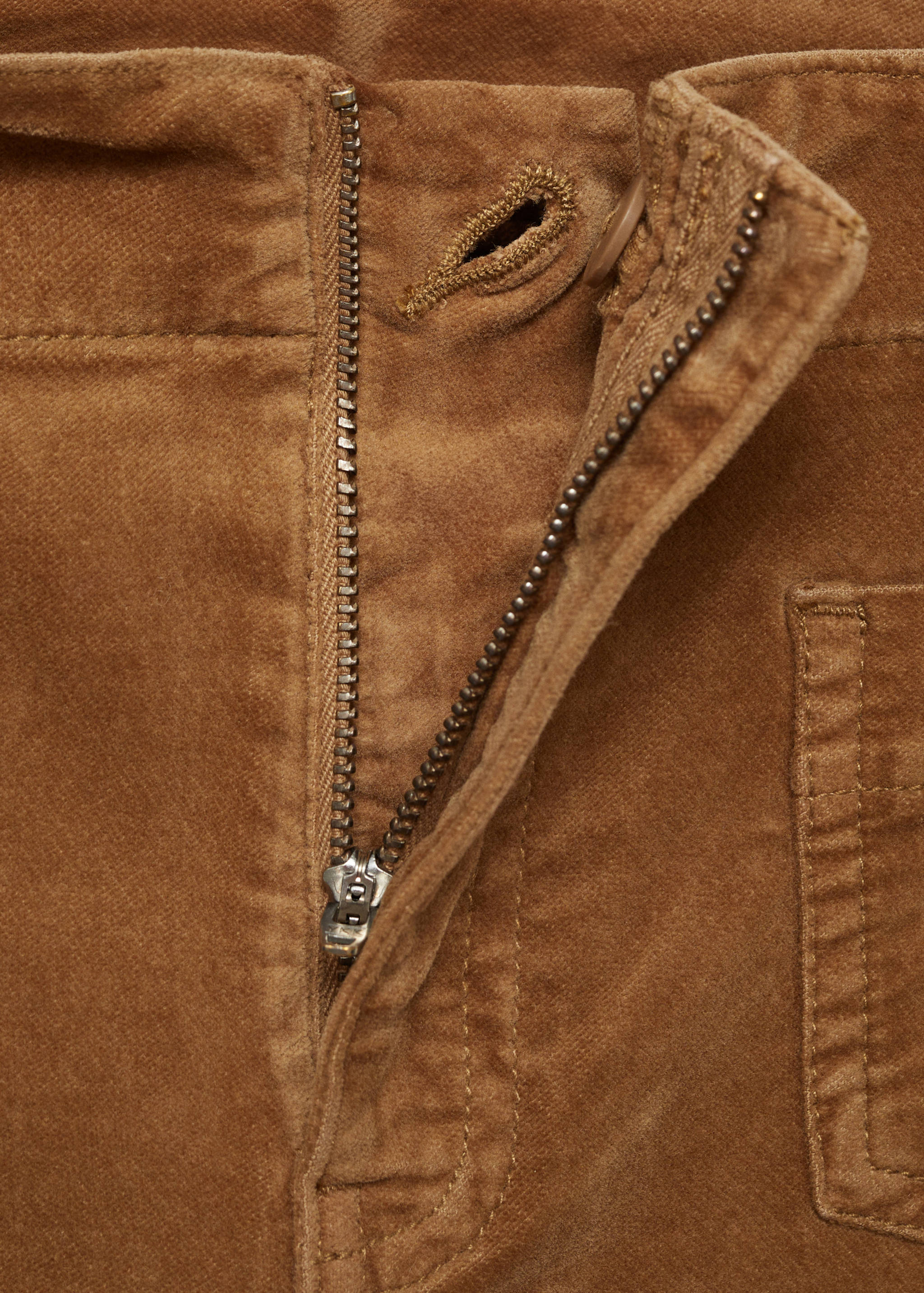 Flared corduroy jeans with pockets - Details of the article 8